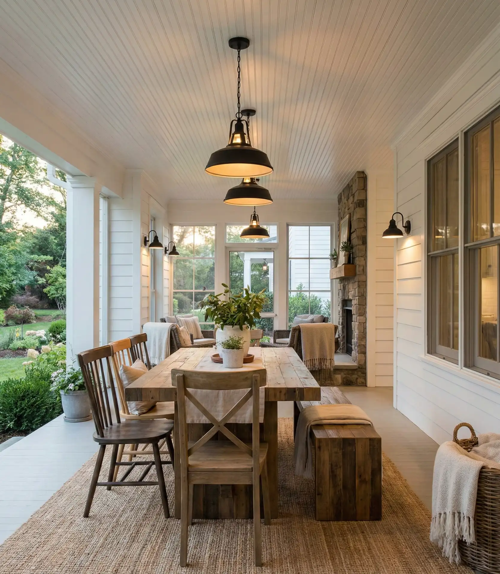 Modern Farmhouse Covered Patio 1