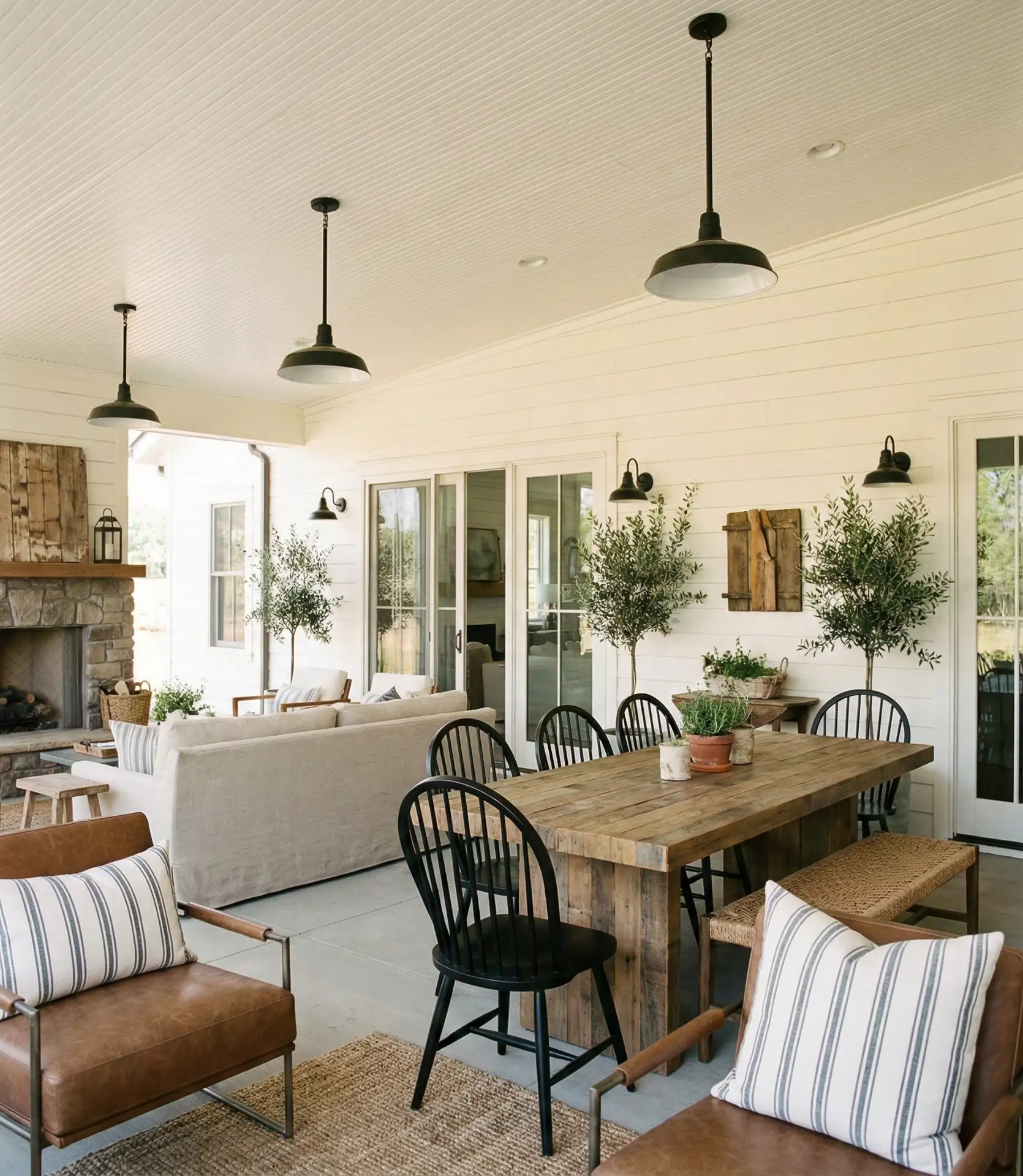 Modern Farmhouse Covered Patio 2