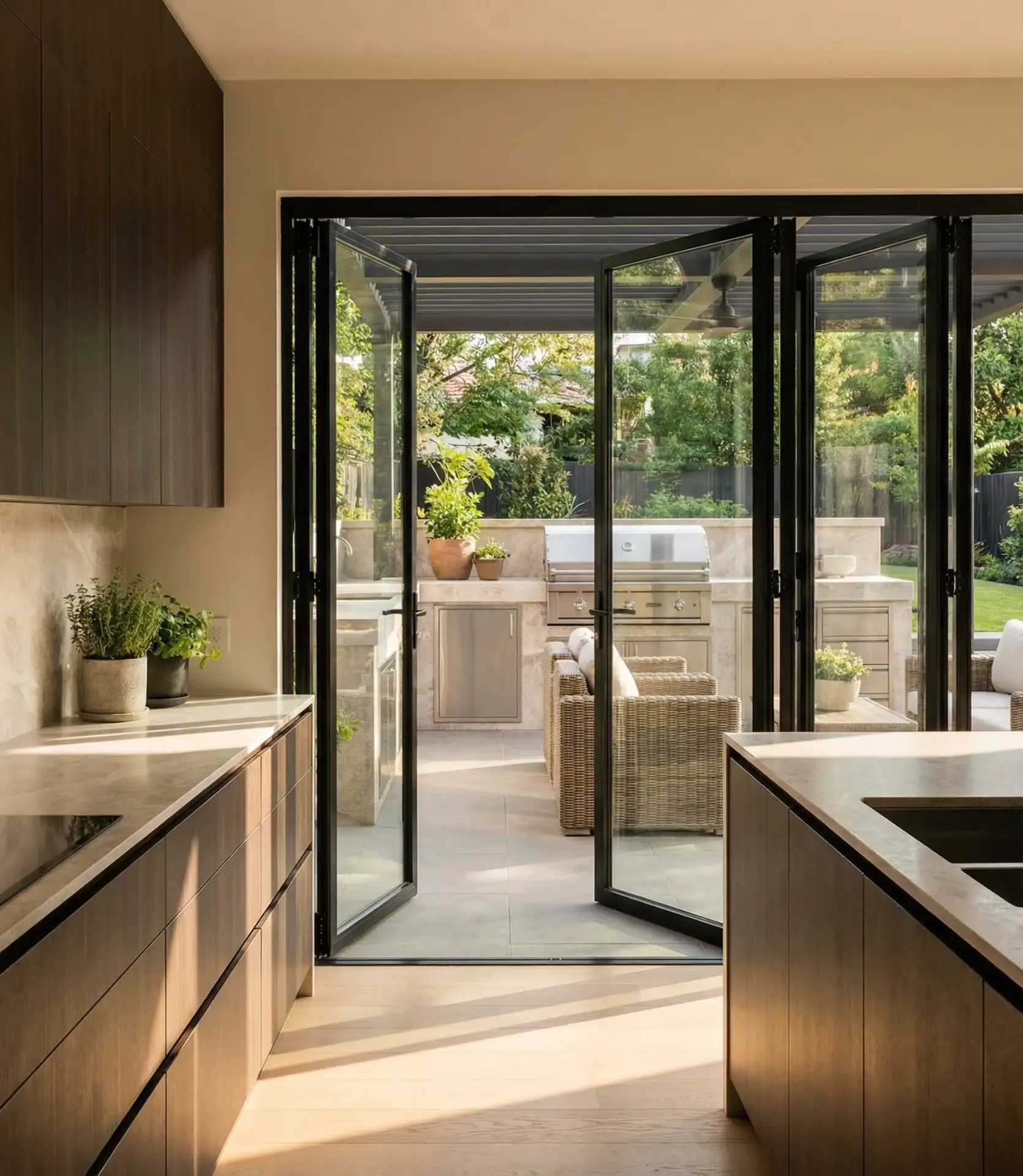Modern Indoor-Outdoor Kitchen Connection 2