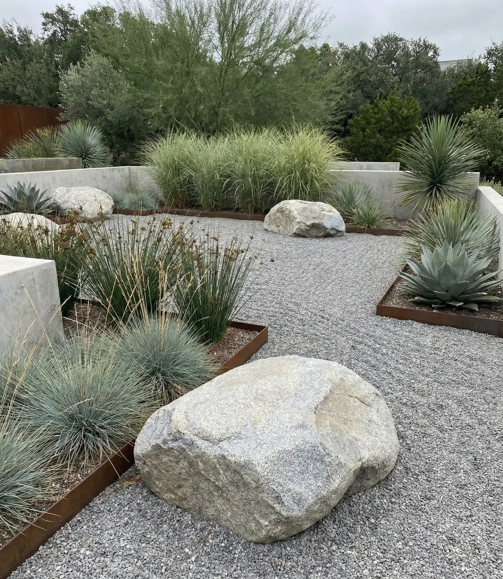 Modern Minimalist Gravel Garden 2
