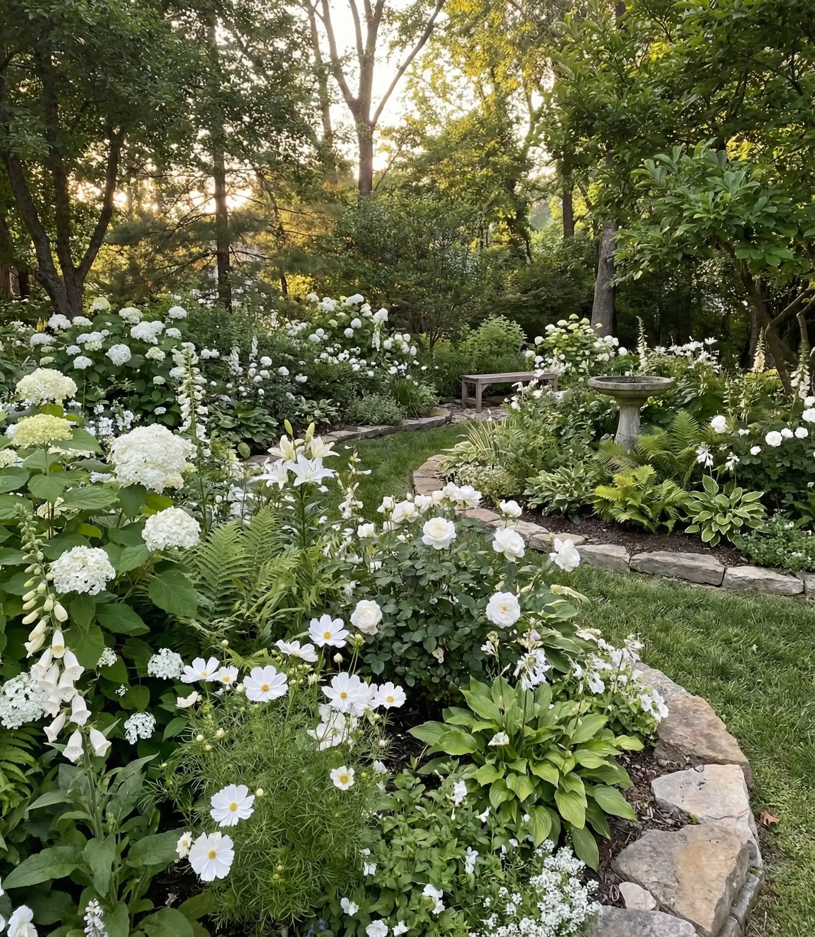 Monochromatic White Garden 1