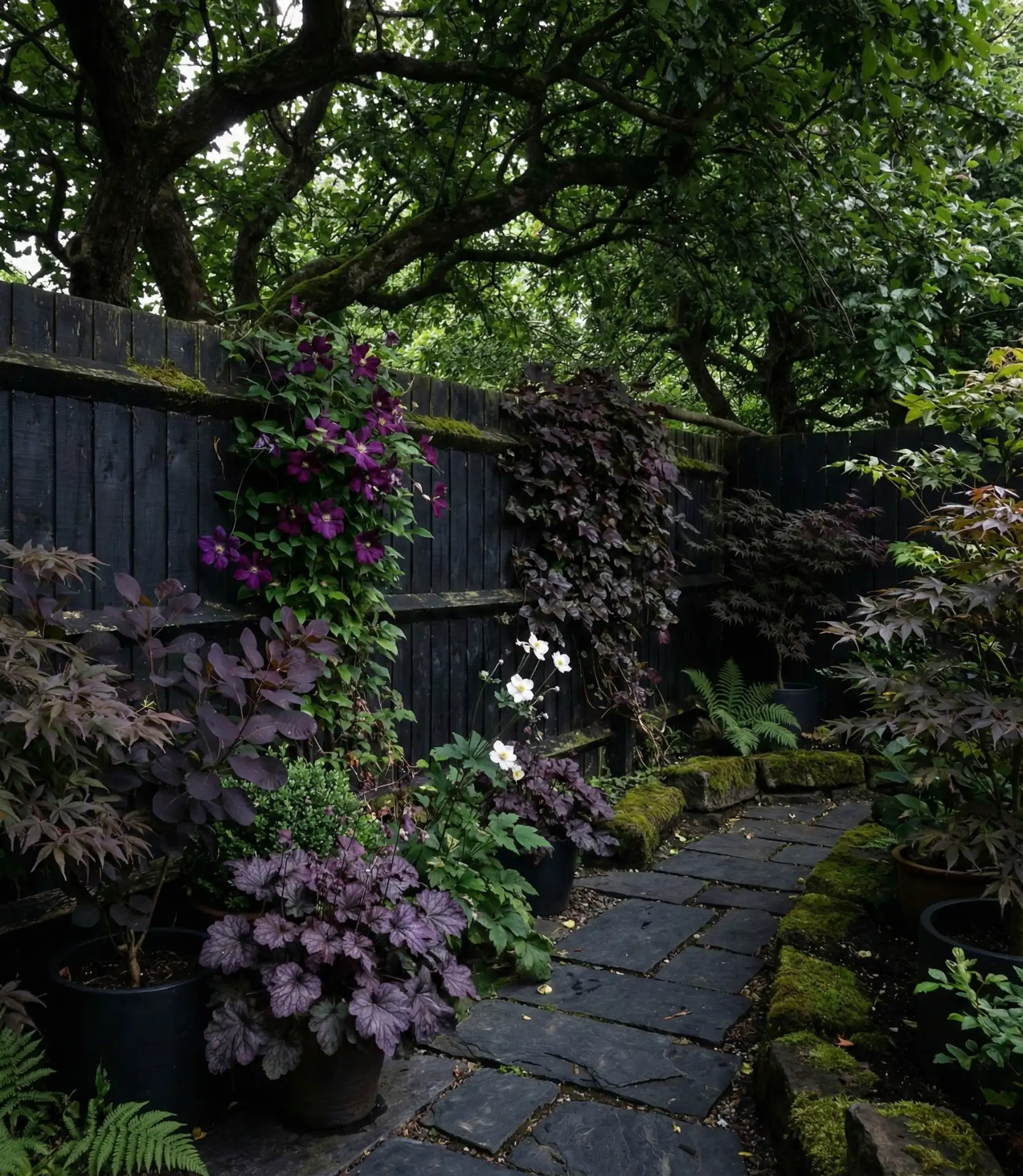 Moody Dark Aesthetic Garden Room 2