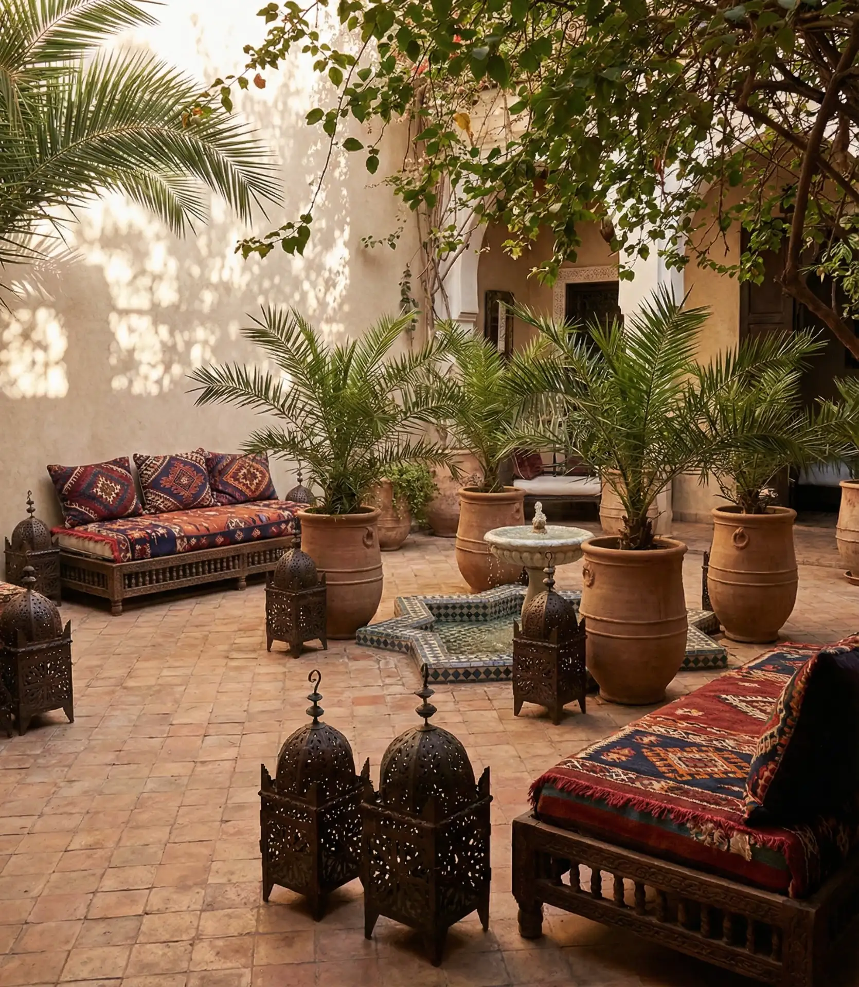 Moroccan-Inspired Courtyard 2