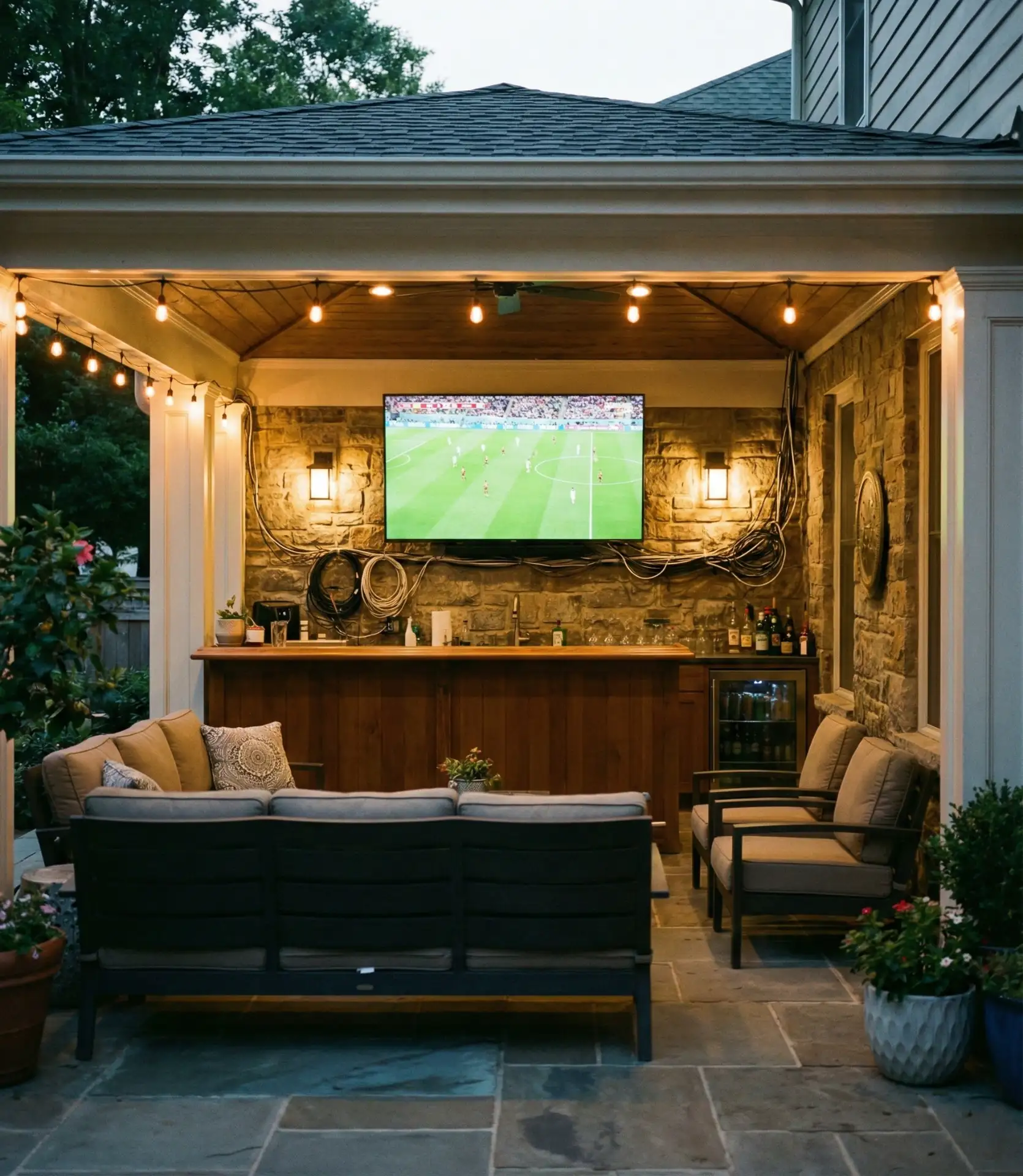 Mounted TV Entertainment Bar 2