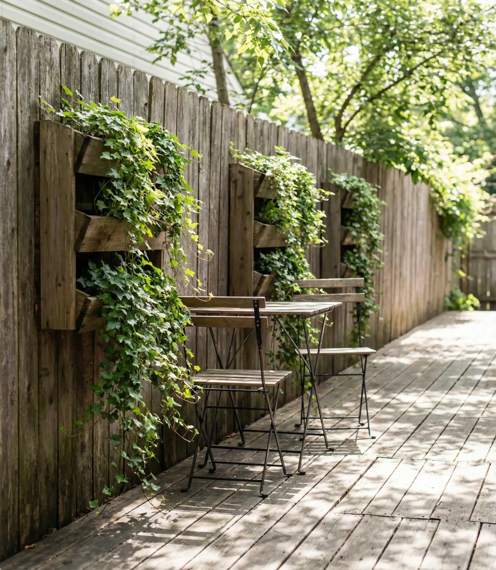 Narrow Deck with Vertical Gardens 1