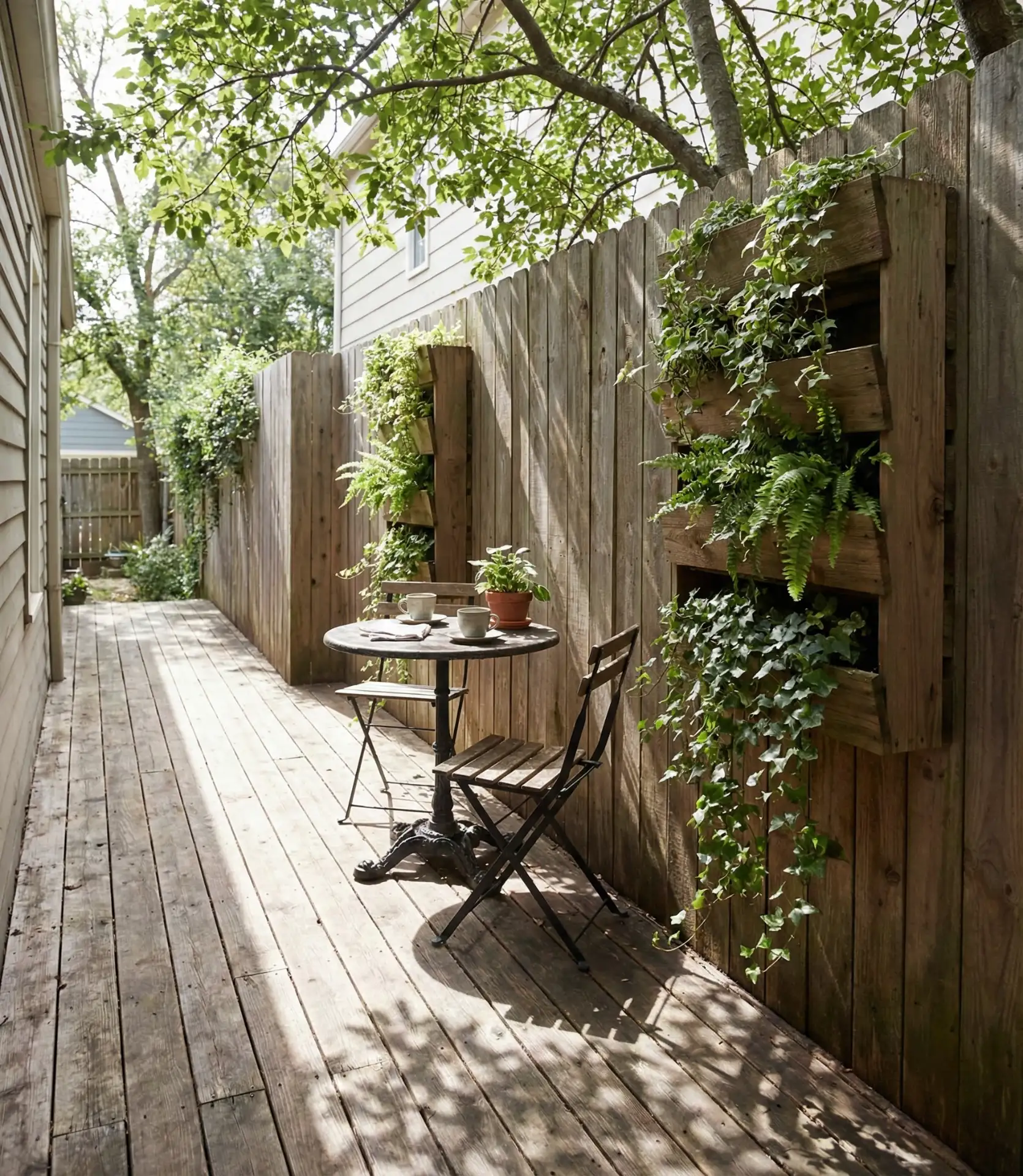 Narrow Deck with Vertical Gardens 2