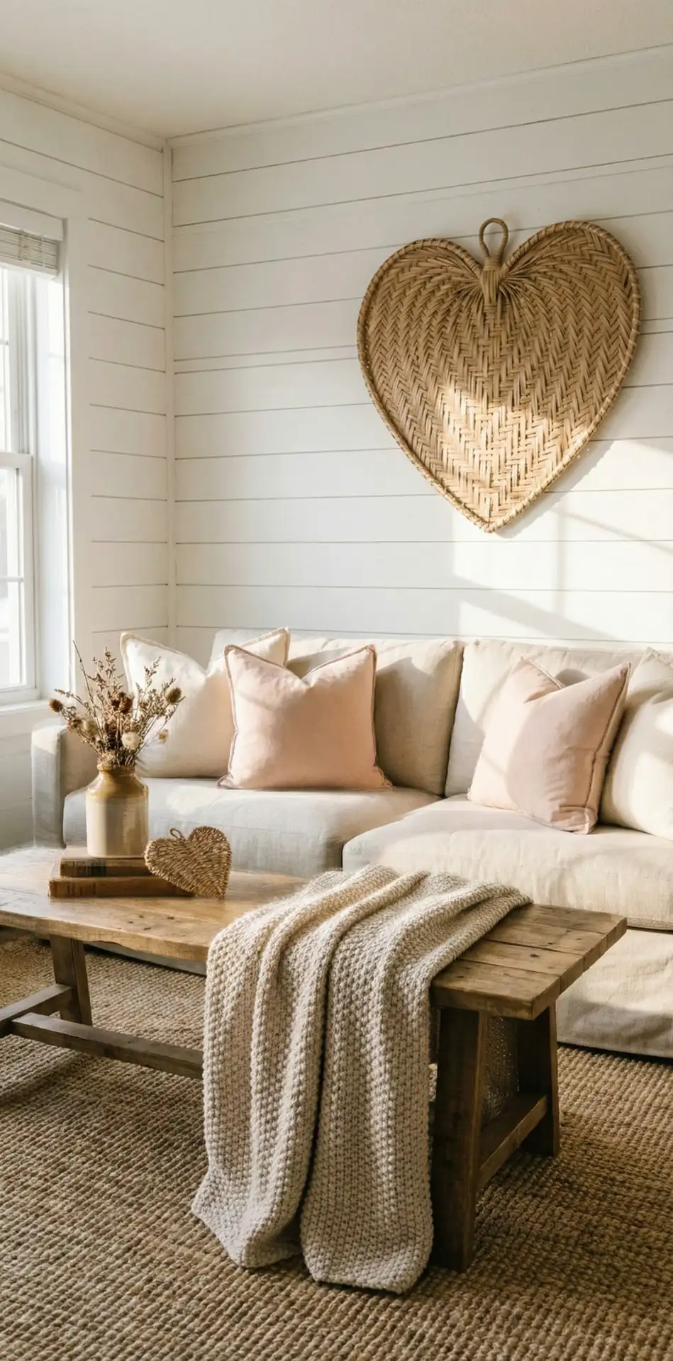 Neutral Farmhouse Living Room Accents 2
