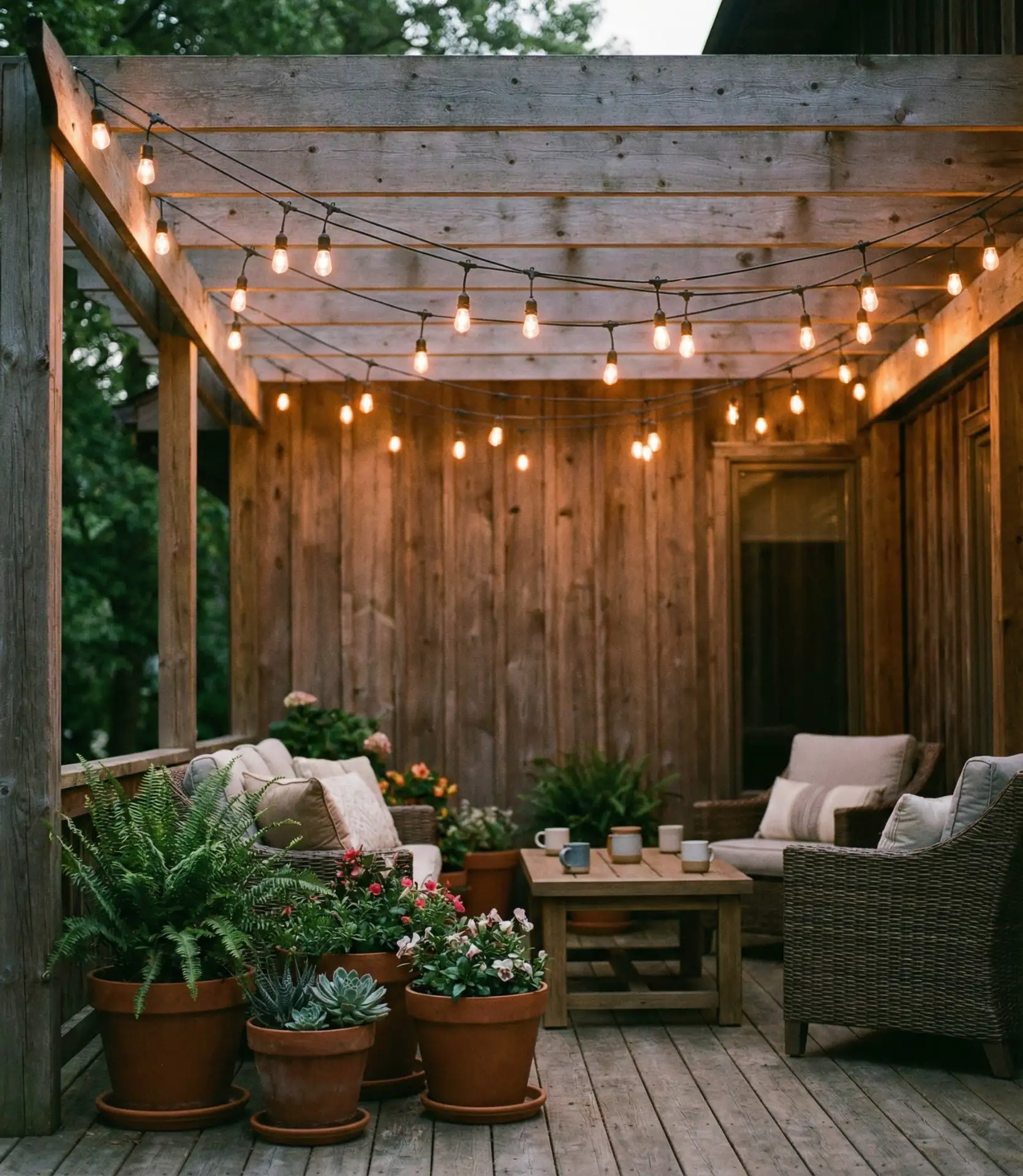 Outdoor Fairy Light Canopies 1