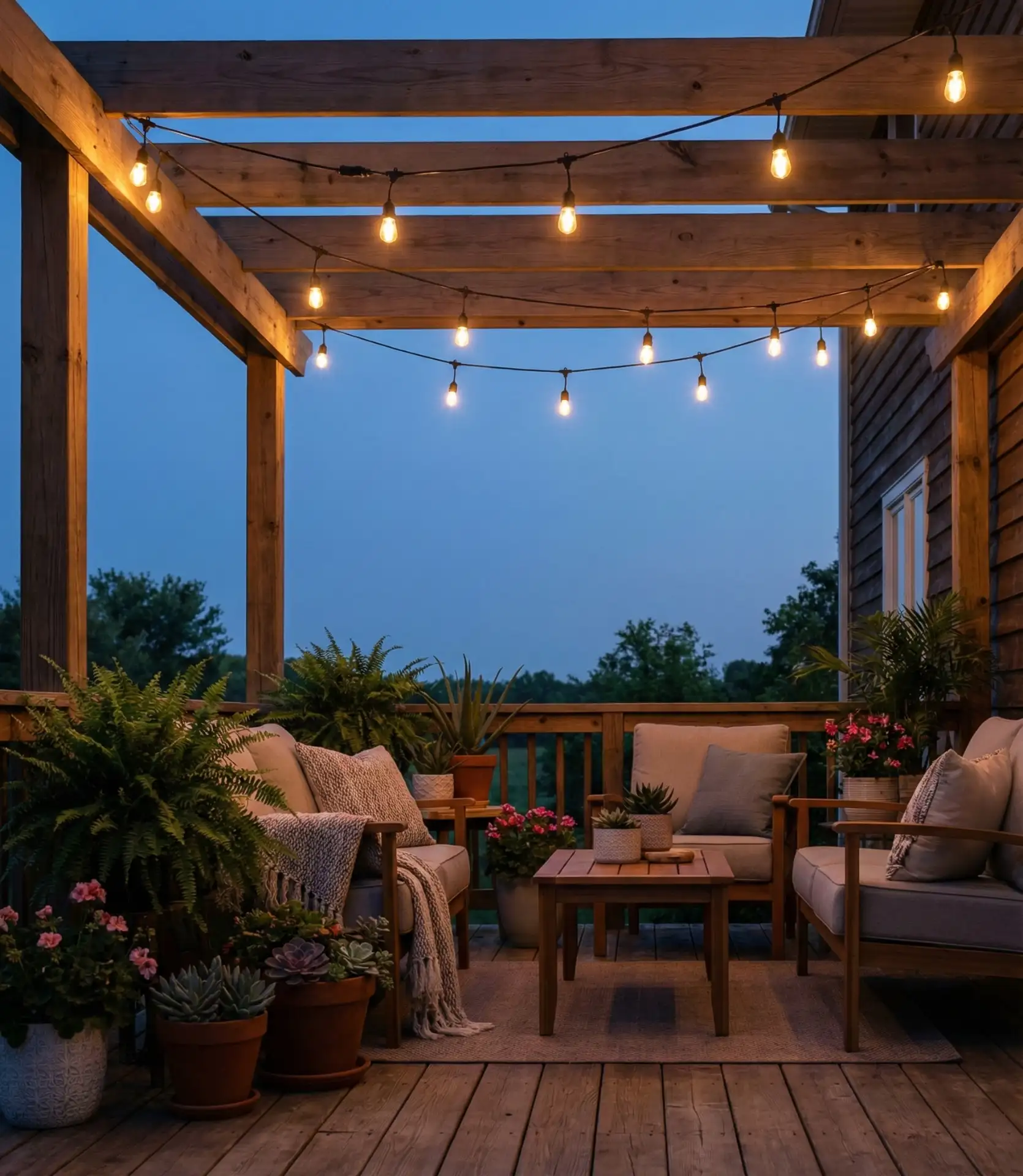 Outdoor Fairy Light Canopies 2