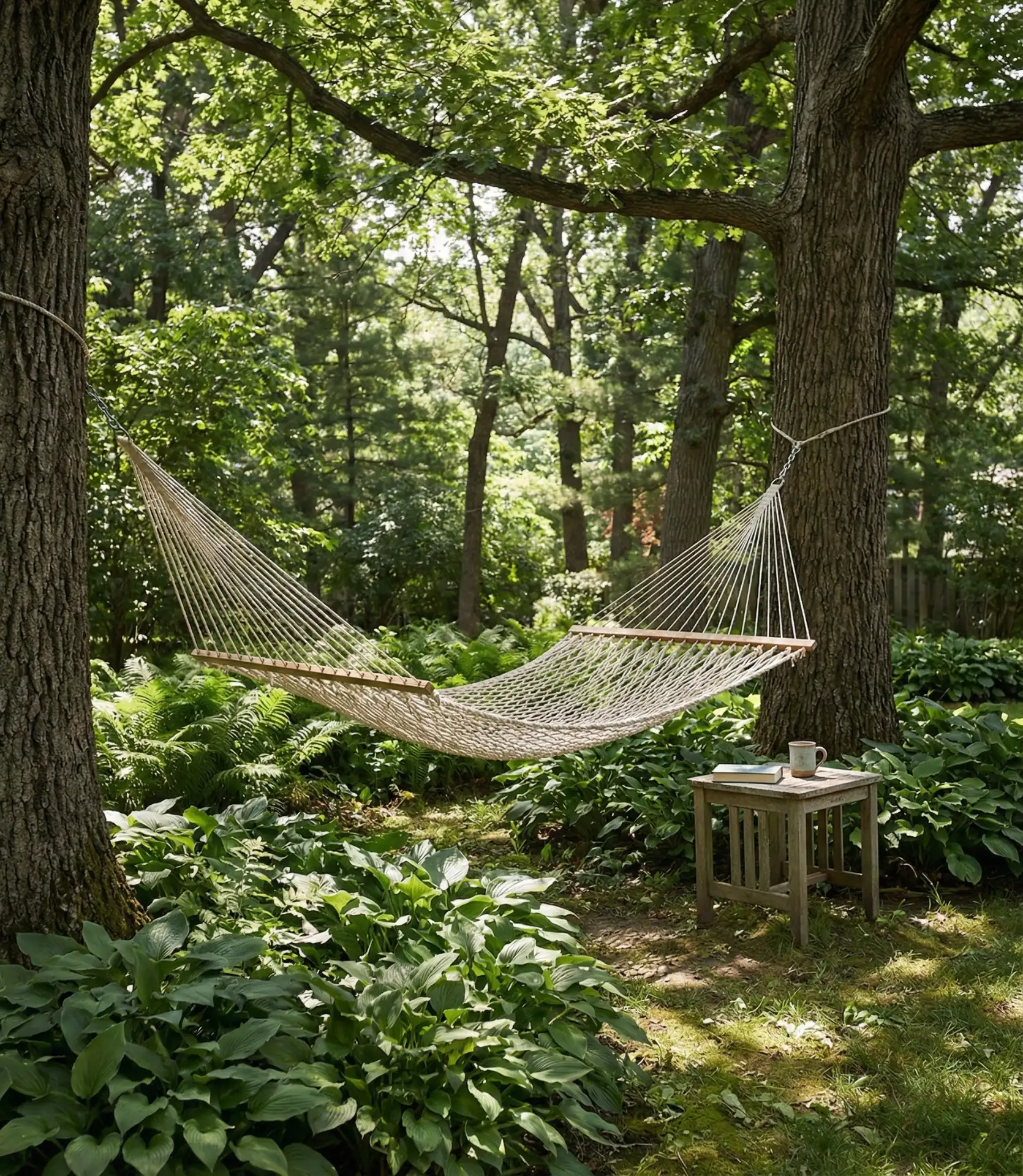 Outdoor Reading Nook with Hammock 1