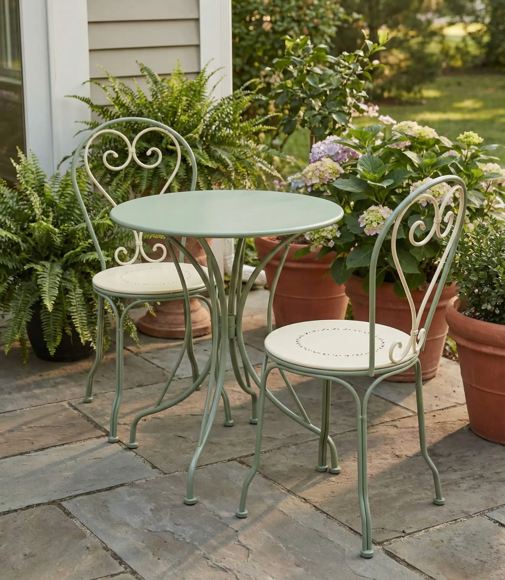 Painted Patio Furniture Makeover 1