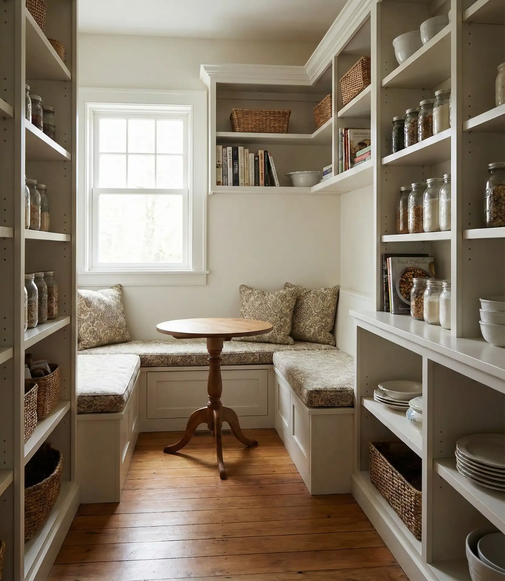 Pantry with Breakfast Nook Integration 1
