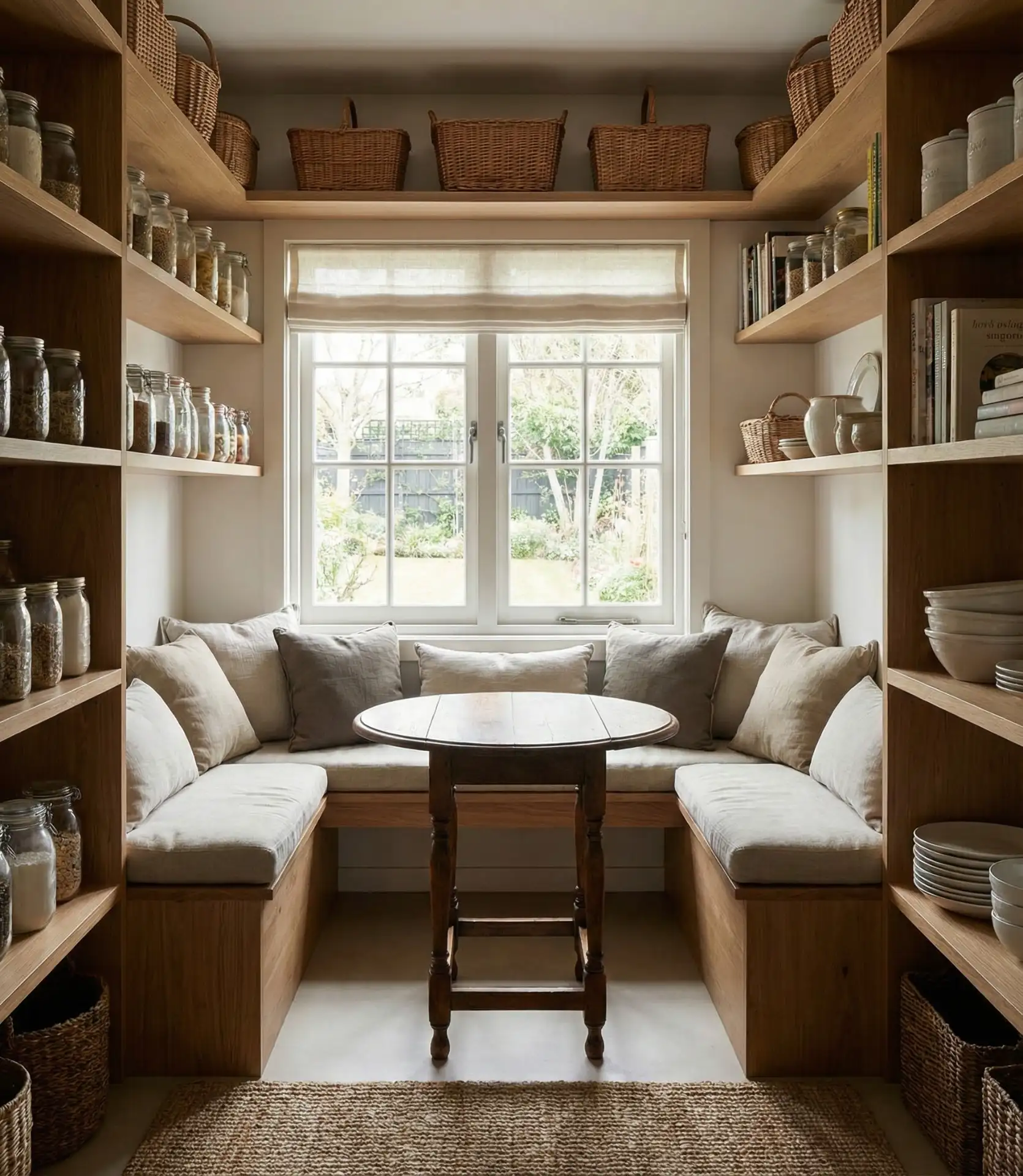 Pantry with Breakfast Nook Integration 2
