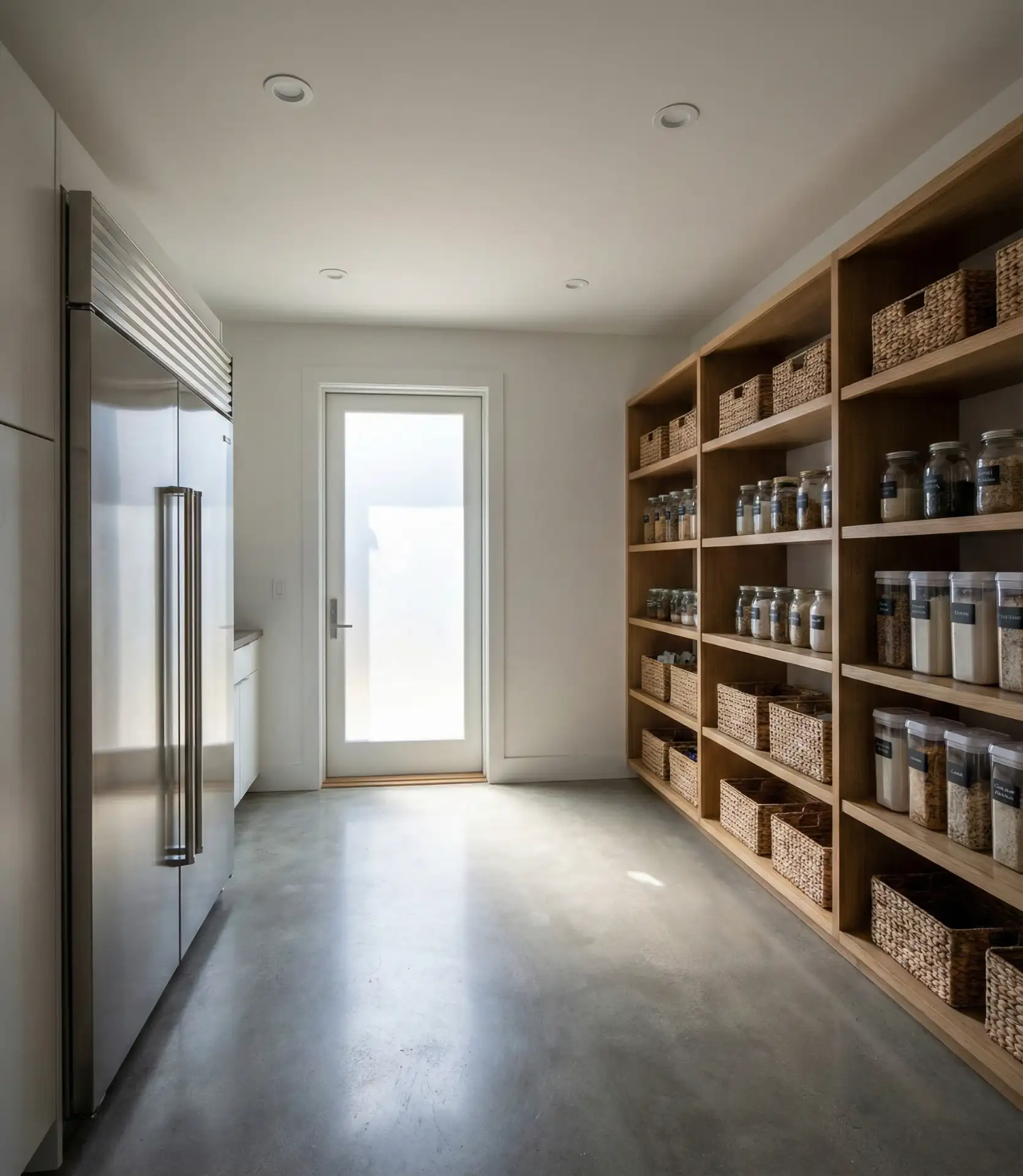 Pantry with Integrated Refrigeration 1