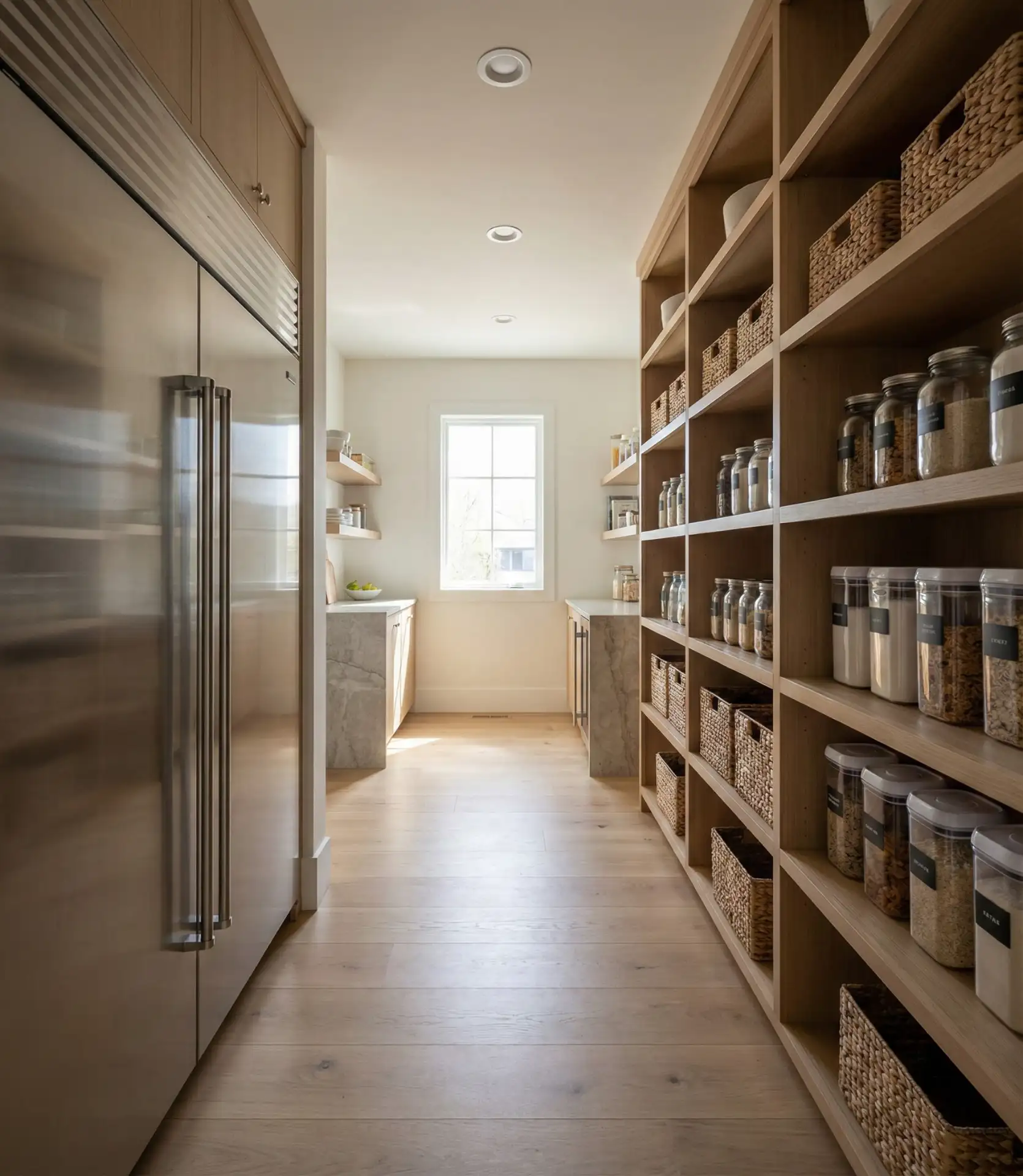 Pantry with Integrated Refrigeration 2