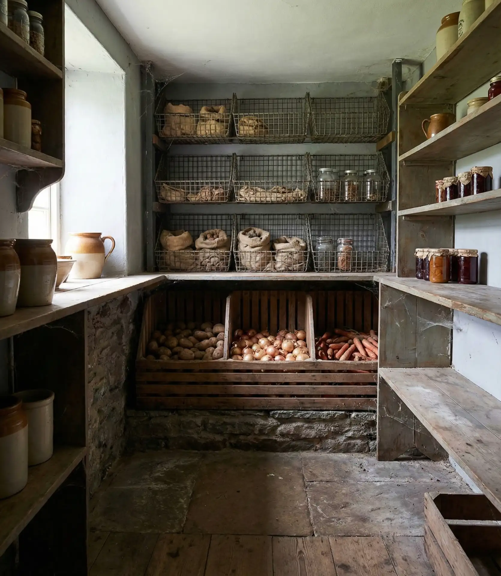 Pantry with Root Cellar Section 1