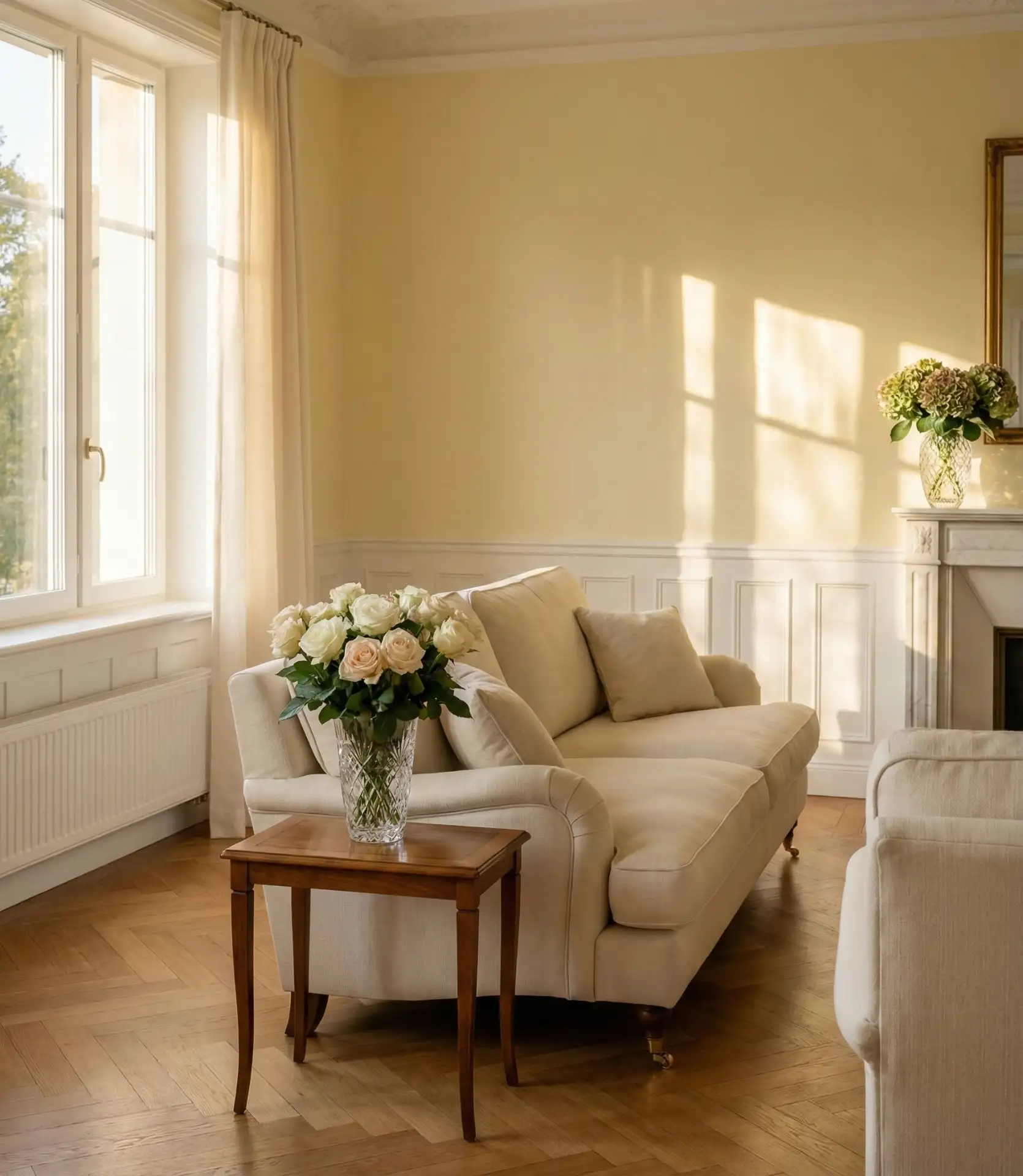 Pastel Yellow Nursery-to-Living-Room Evolution 2