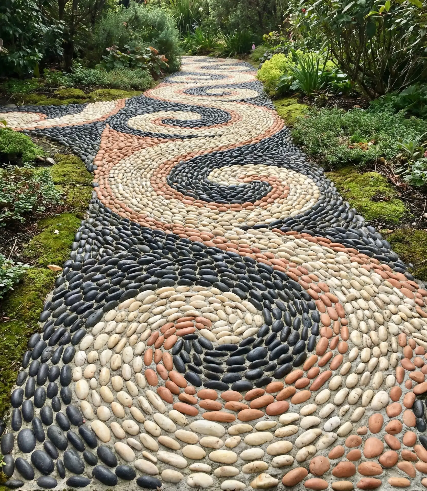 Pebble Mosaic Pathway 2