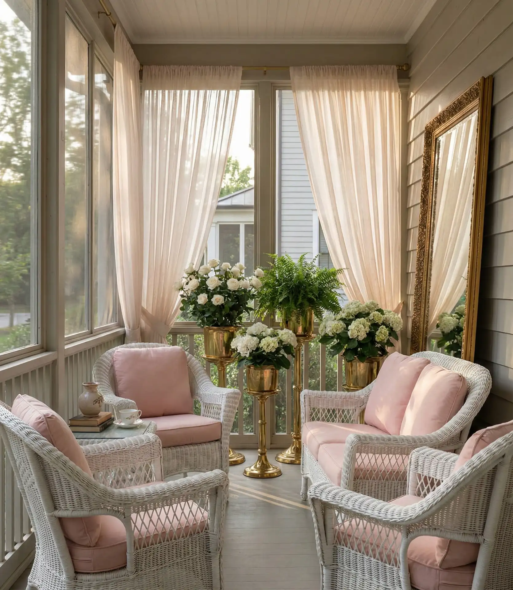 Pink and Brass Feminine Retreat 2