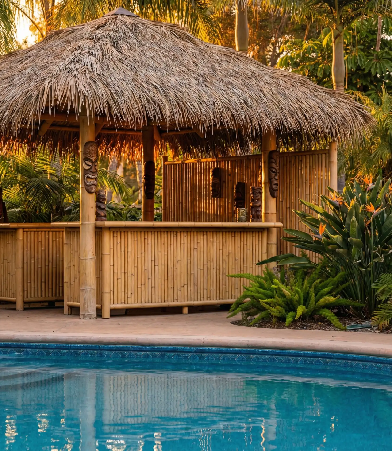 Poolside Tiki Bar Paradise 2