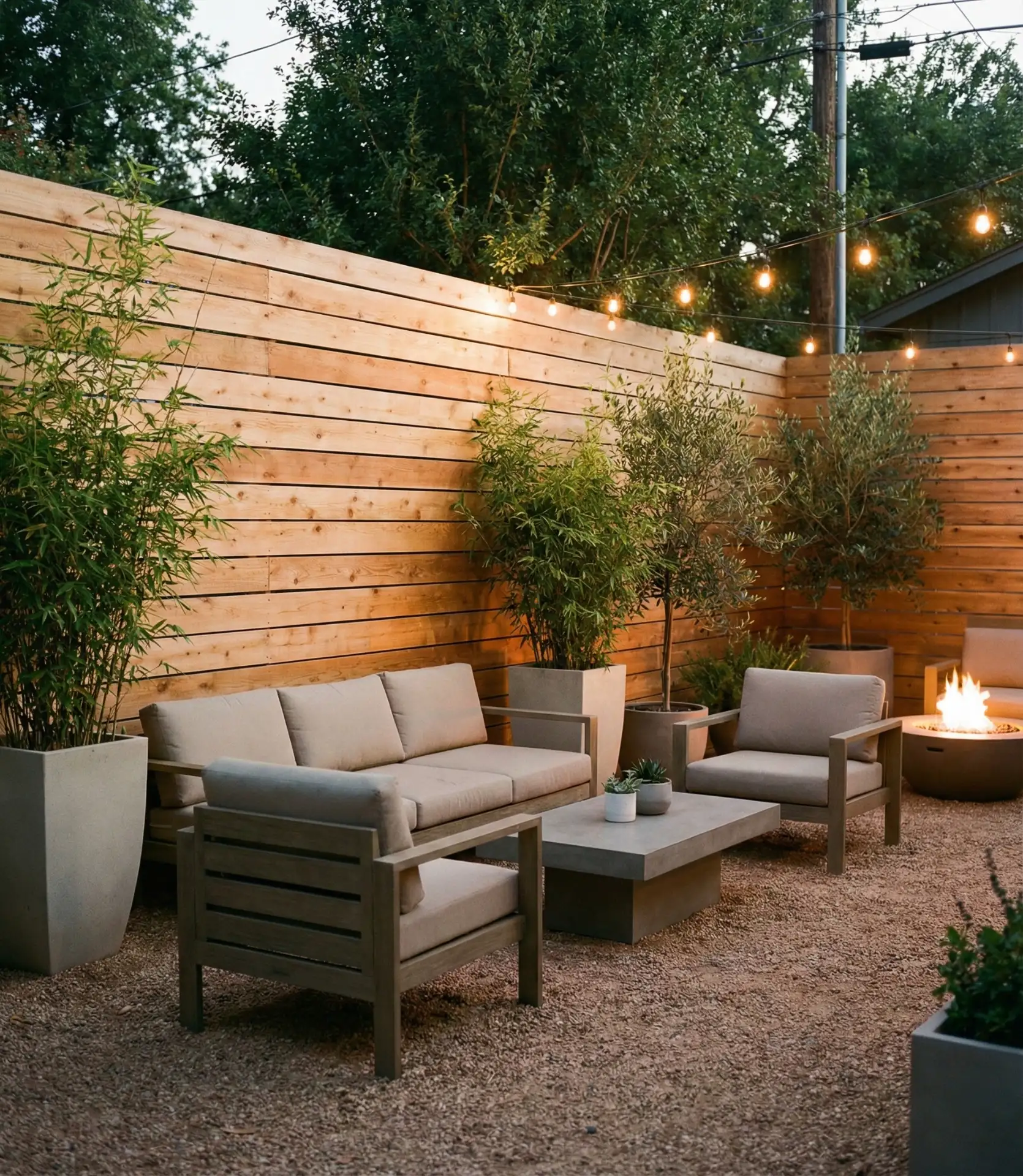 Privacy Horizontal Board Backyard Screen 1