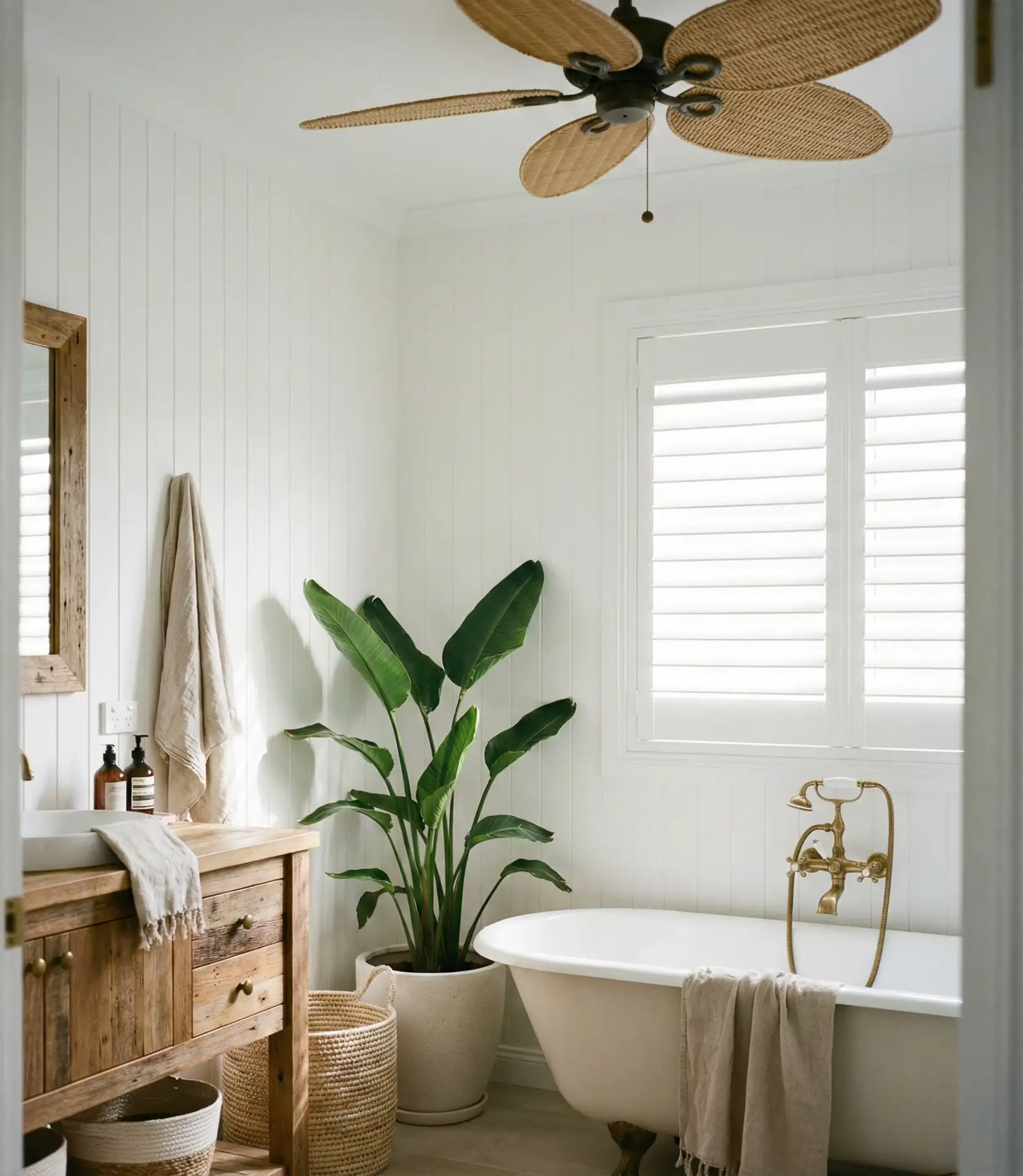 Queenslander Bathroom Character and Climate 1