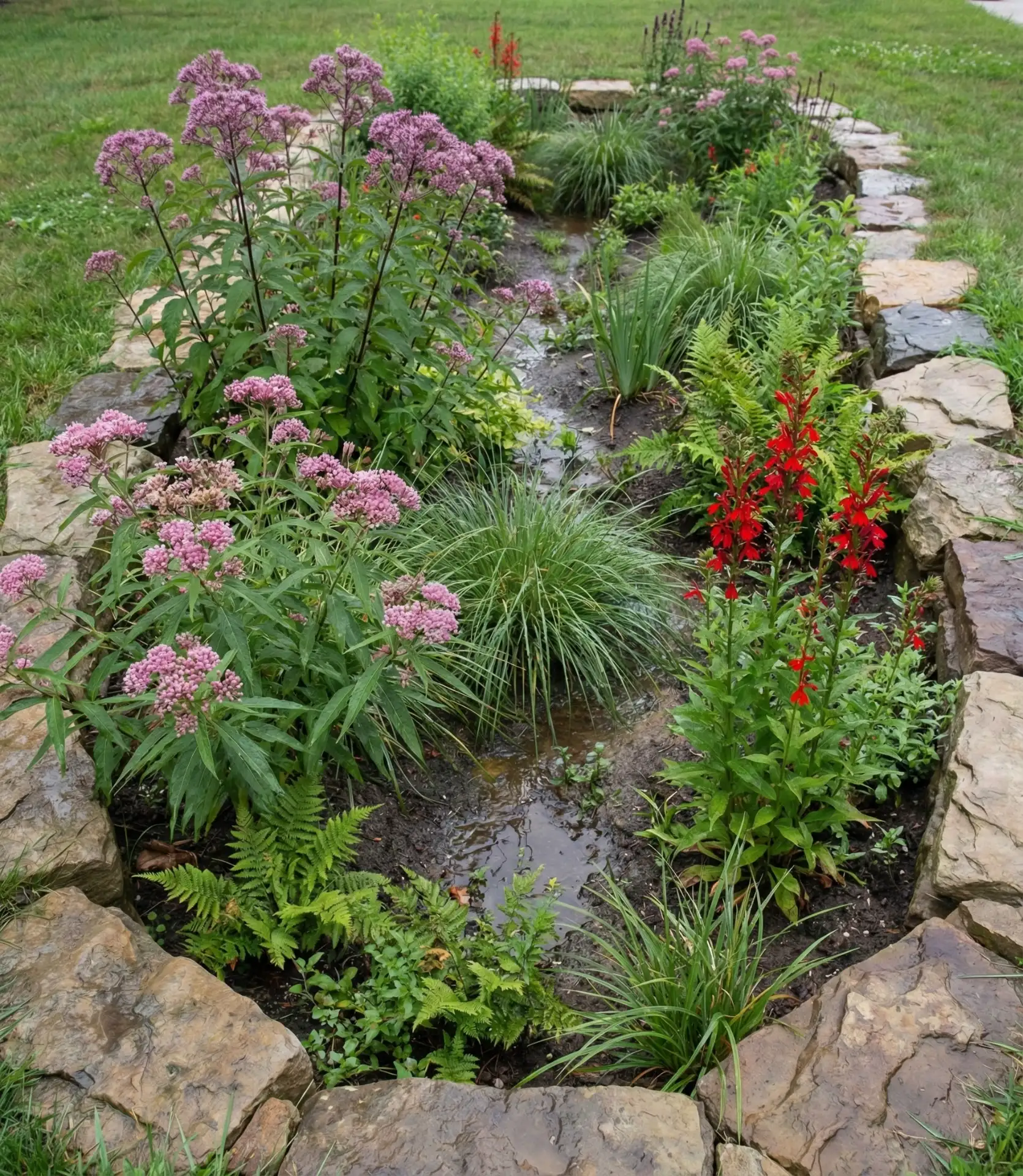 Rain Garden Butterfly Basin 1