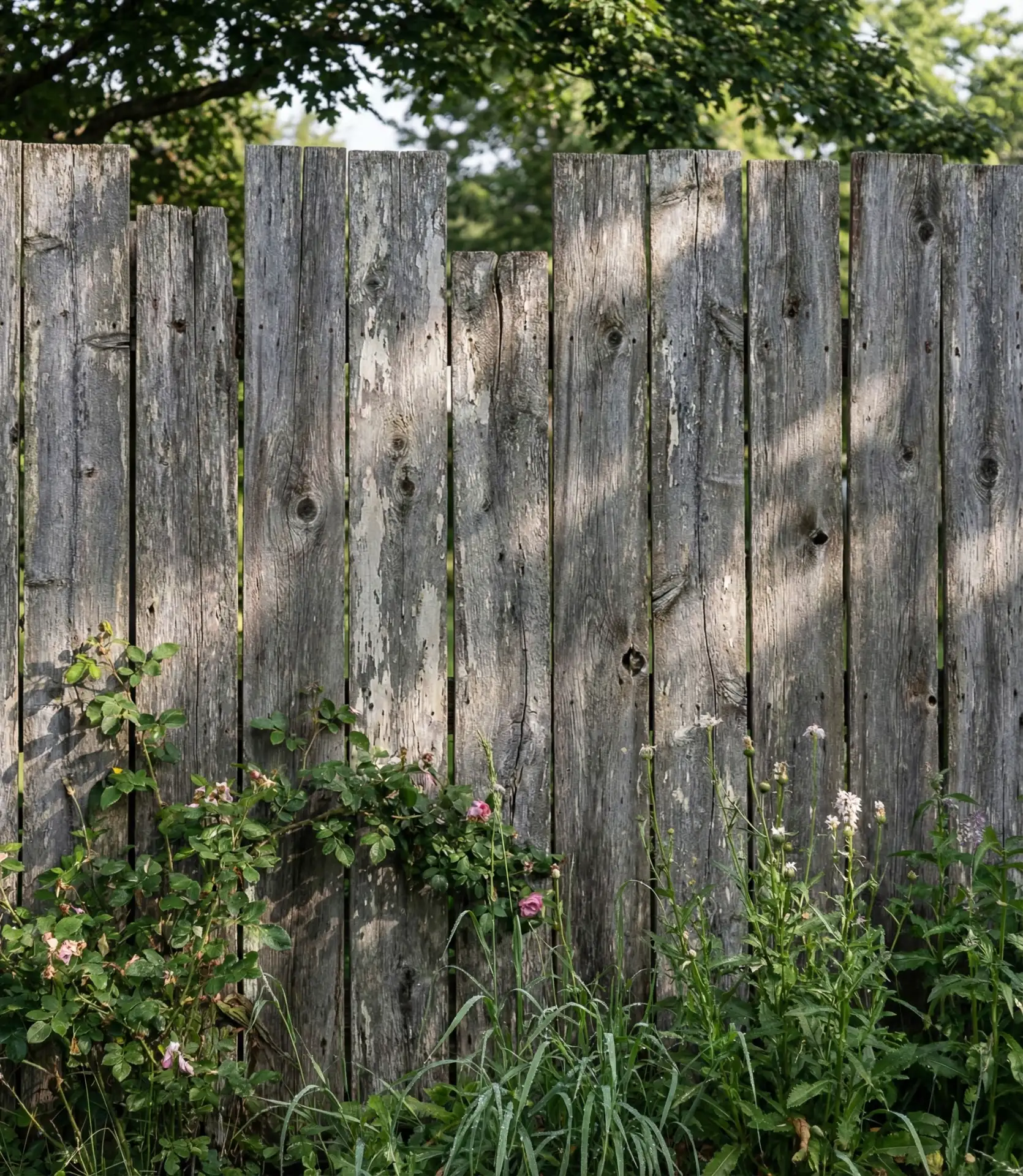 Reclaimed Barn Wood Rustic Boundary 2