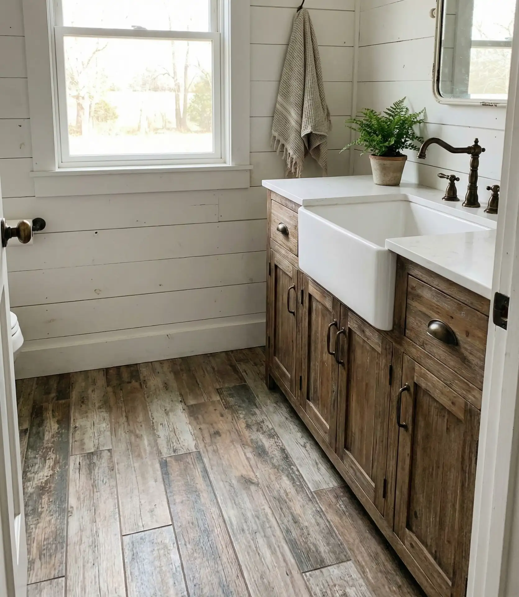 Reclaimed Wood-Look Porcelain 1