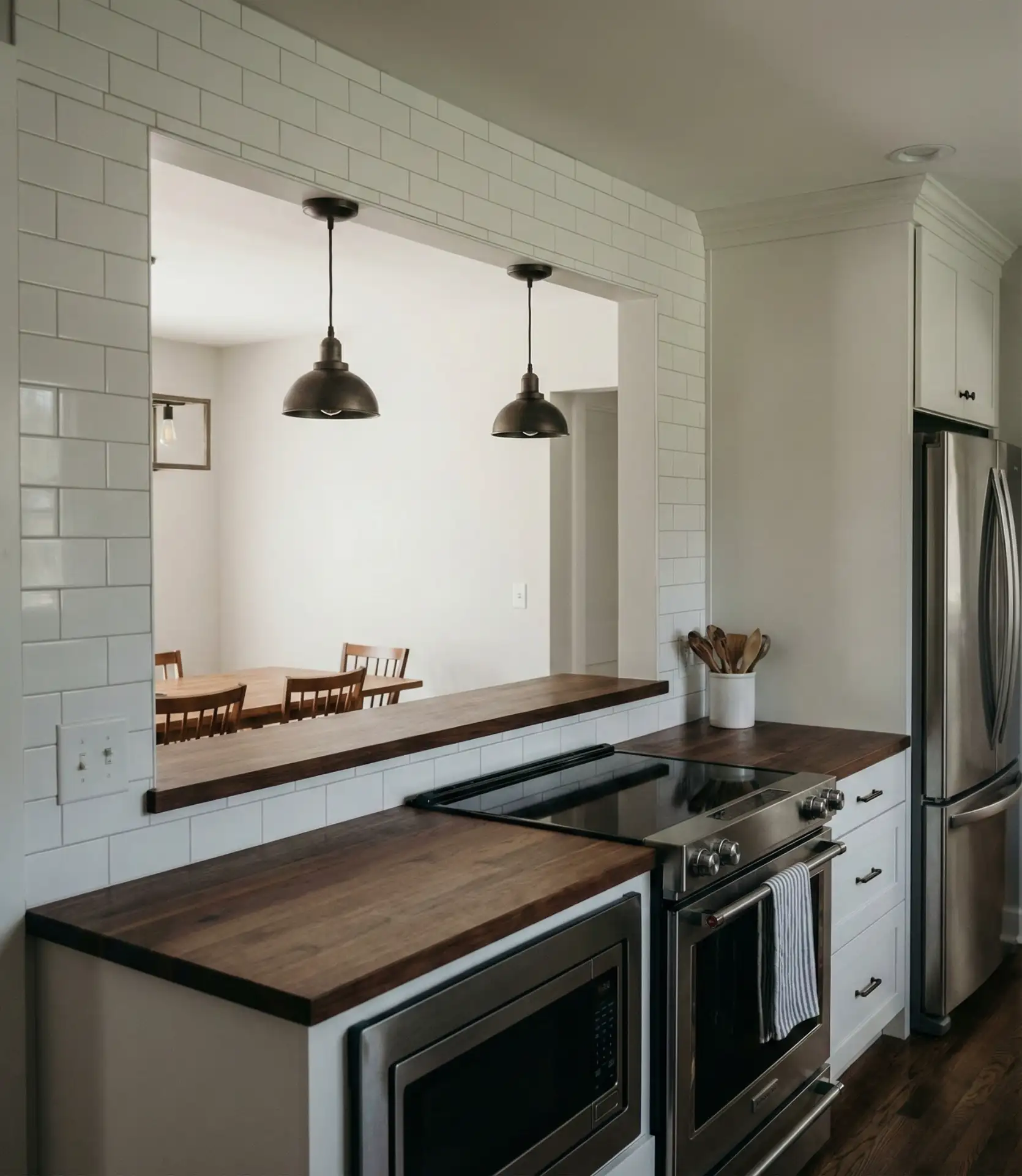 Restaurant-Style Pass-Through Counter 1