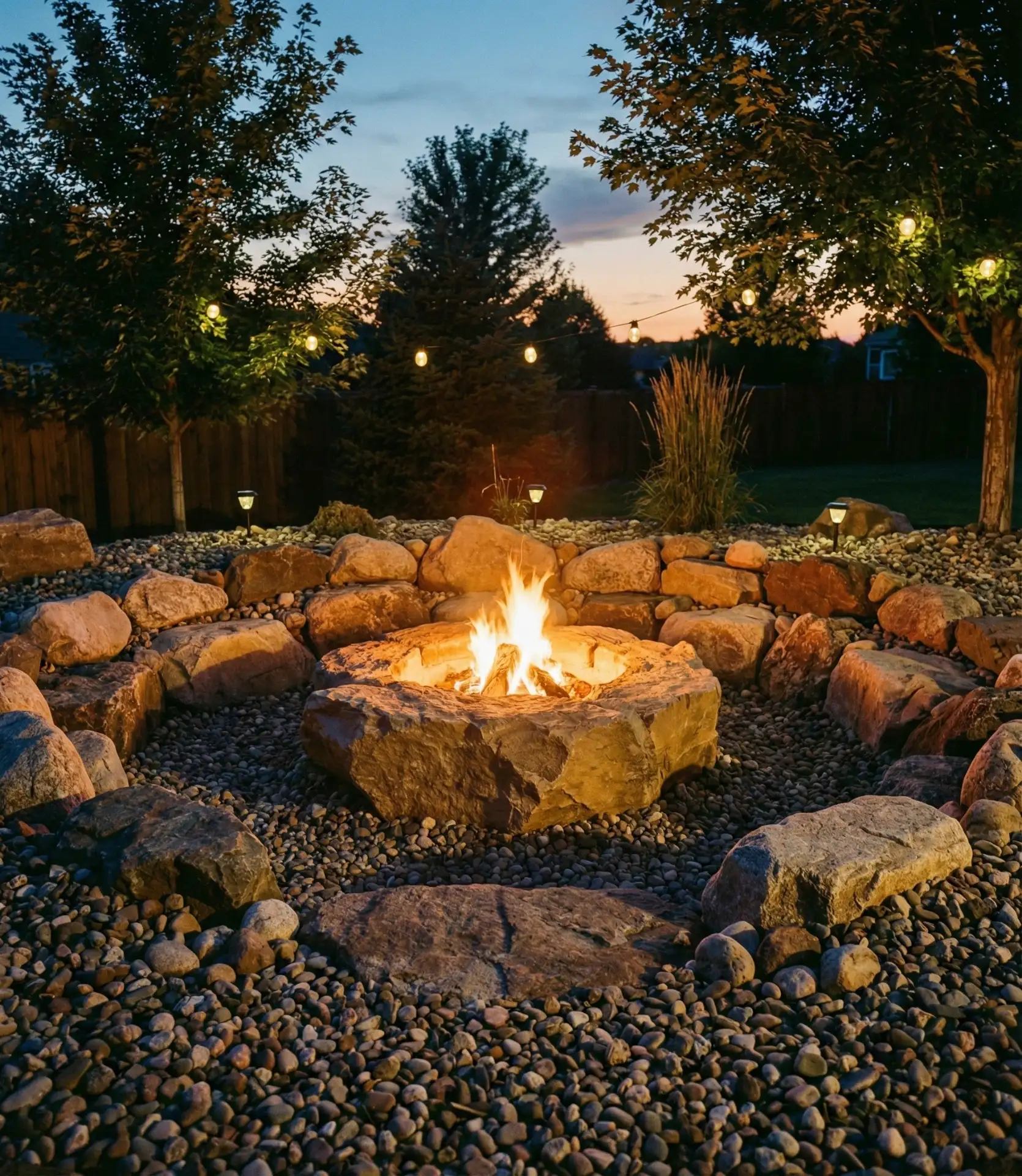 Rock Garden Fire Pit Social Hub 2