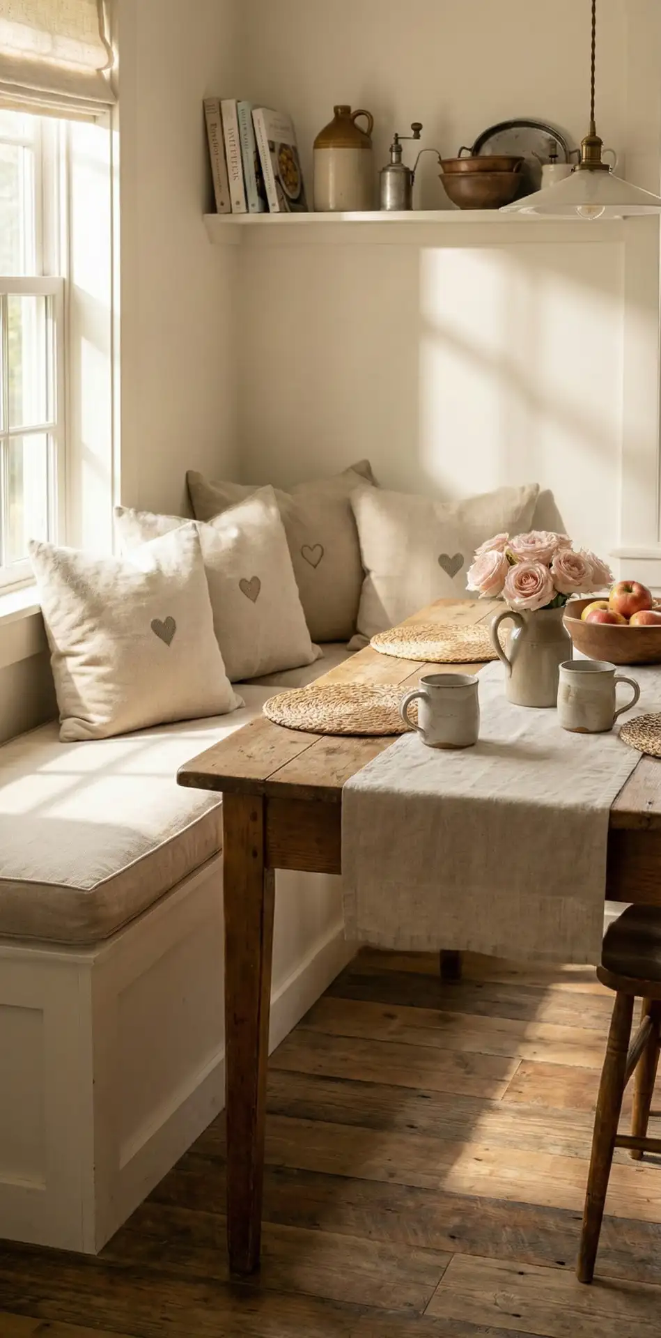 Romantic Rustic Breakfast Nook 1