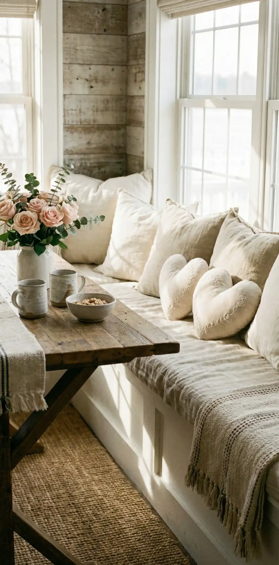 Romantic Rustic Breakfast Nook 2