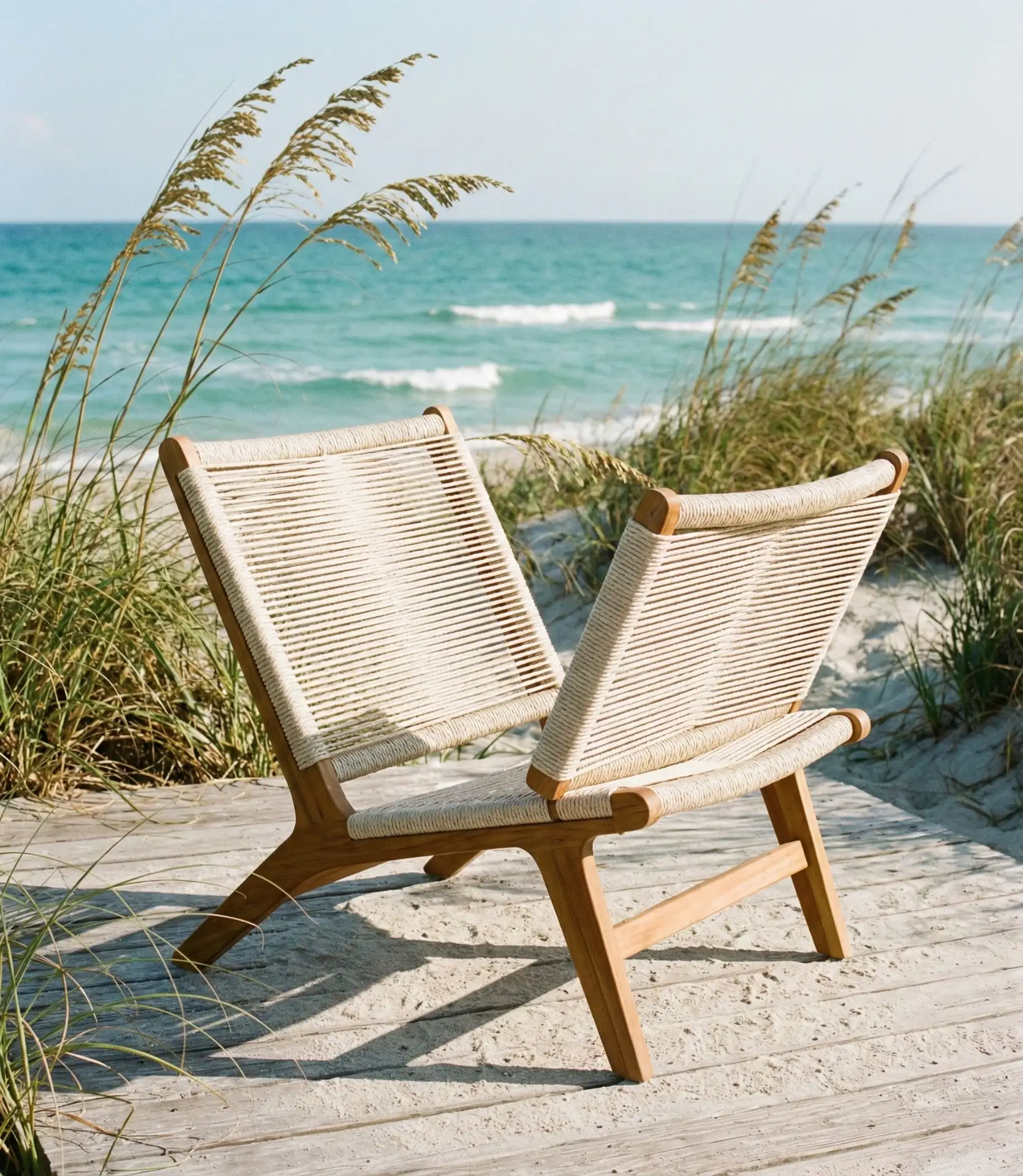 Rope-Wrapped Chairs for Coastal Character 2