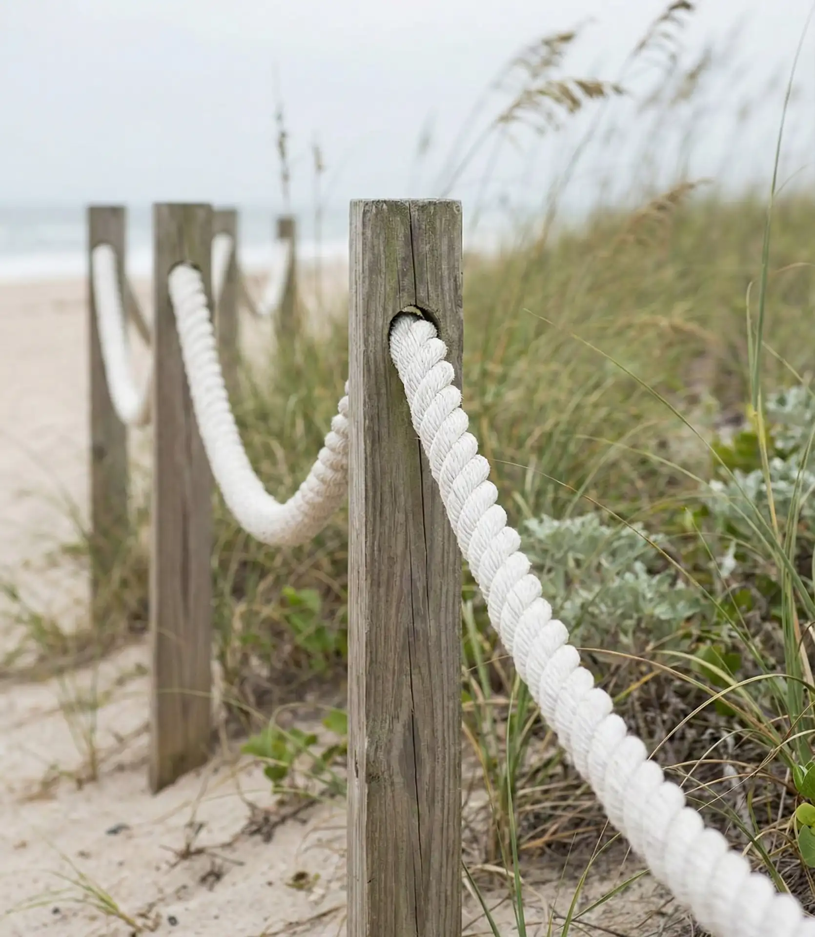 Rope and Post Nautical Boundary 1