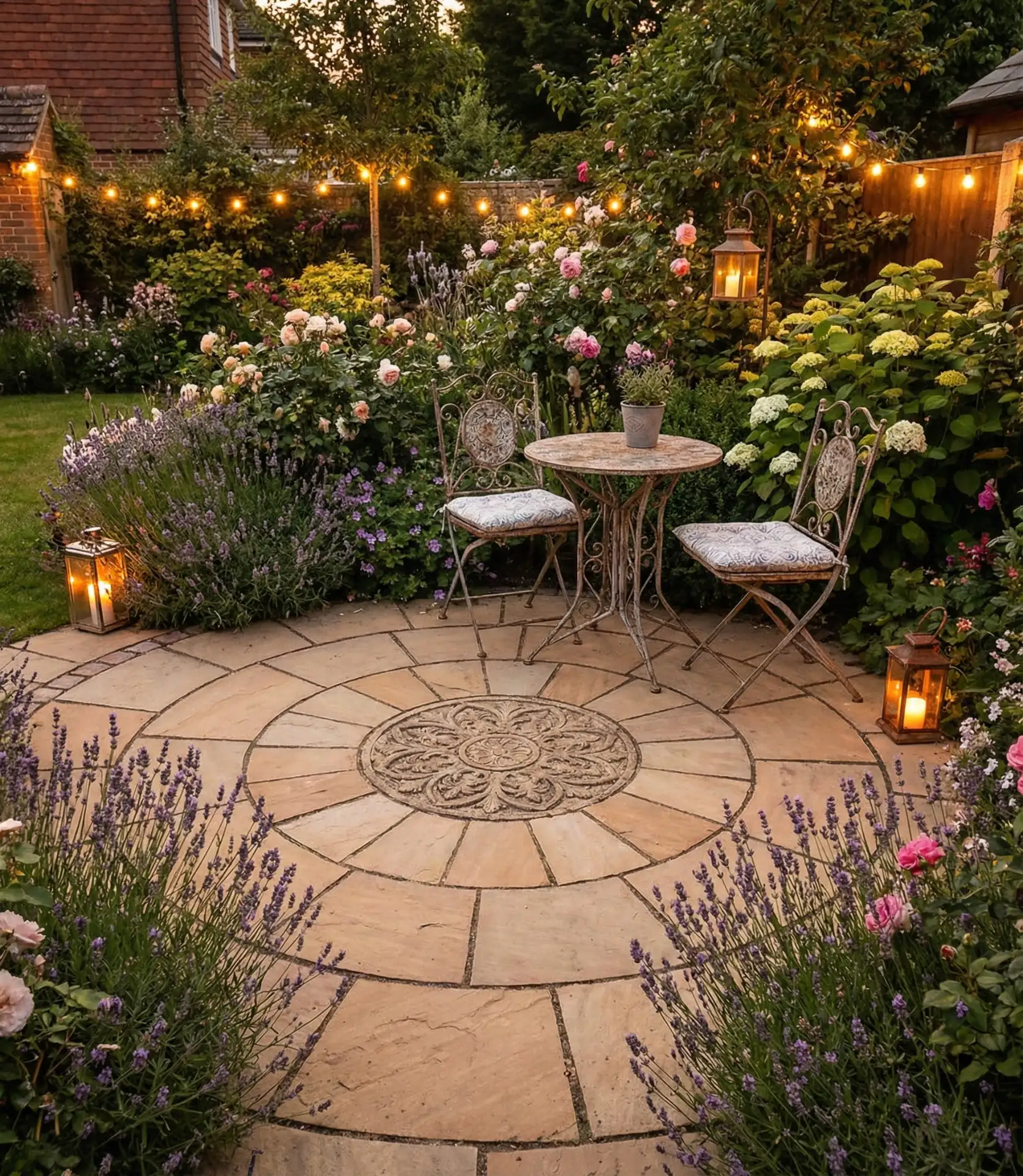 Round Paver Patio Design for Intimate Gatherings 2