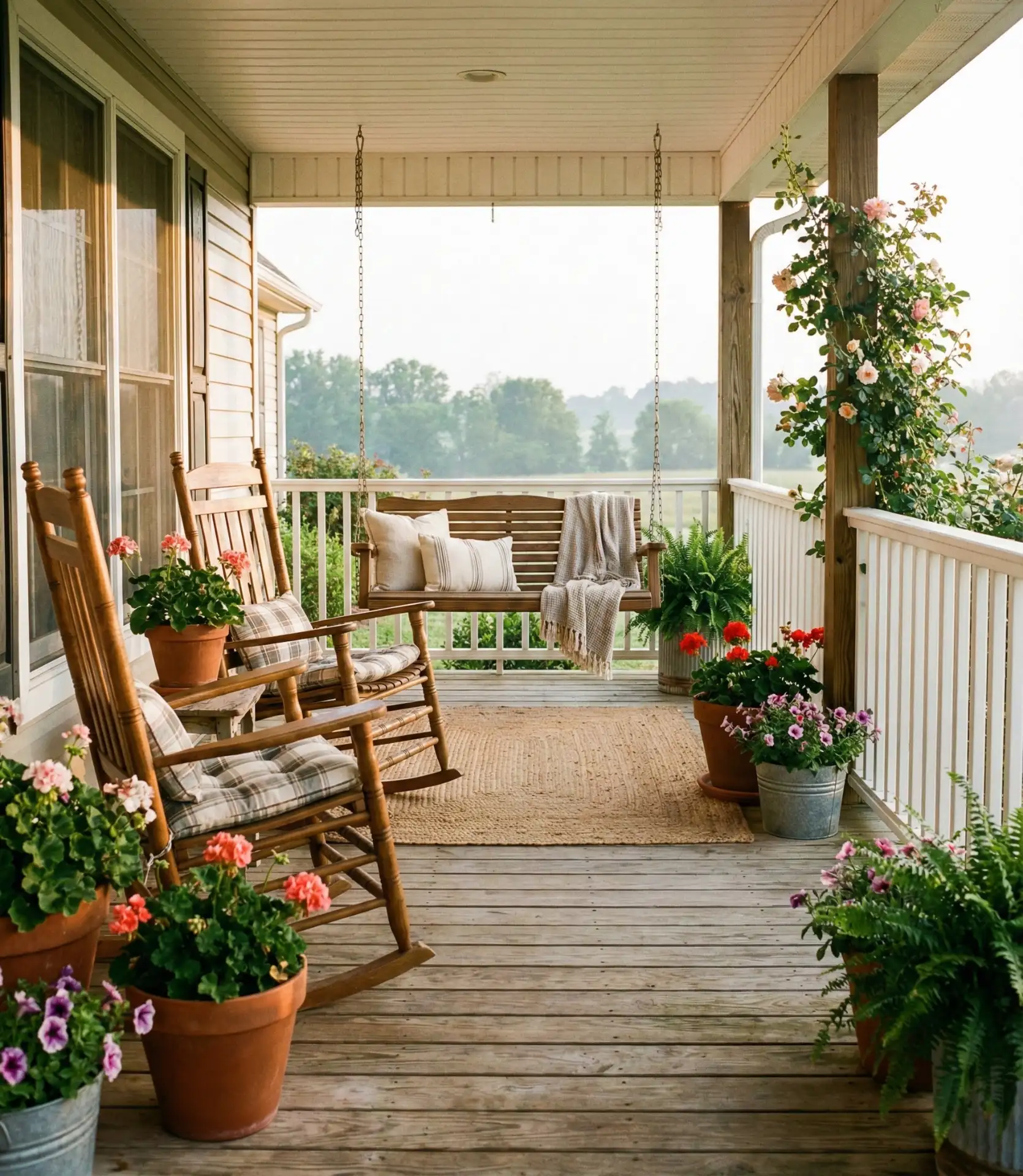 Rustic Farmhouse Front Porch 1