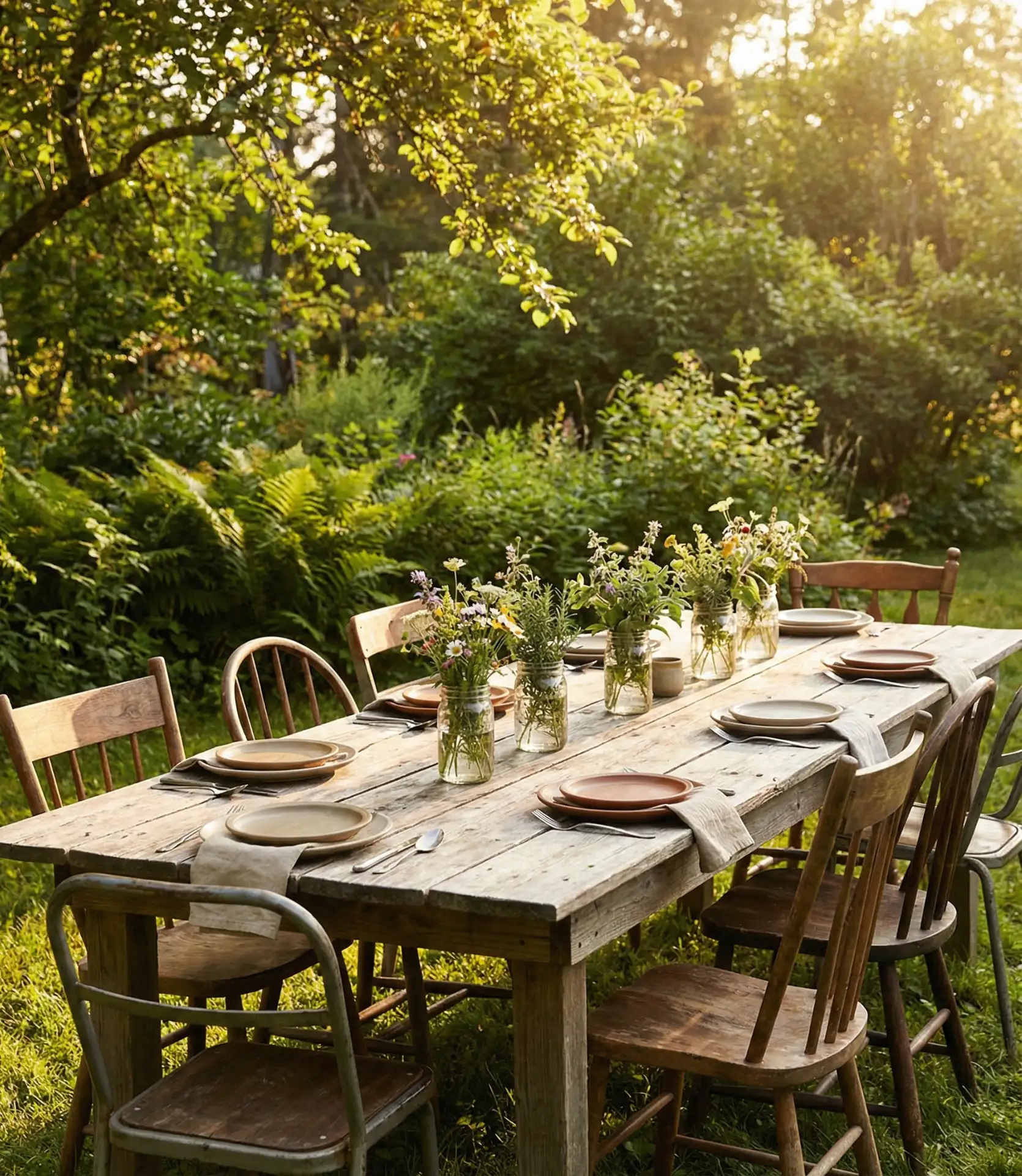 Rustic Farmhouse Table Setting 2
