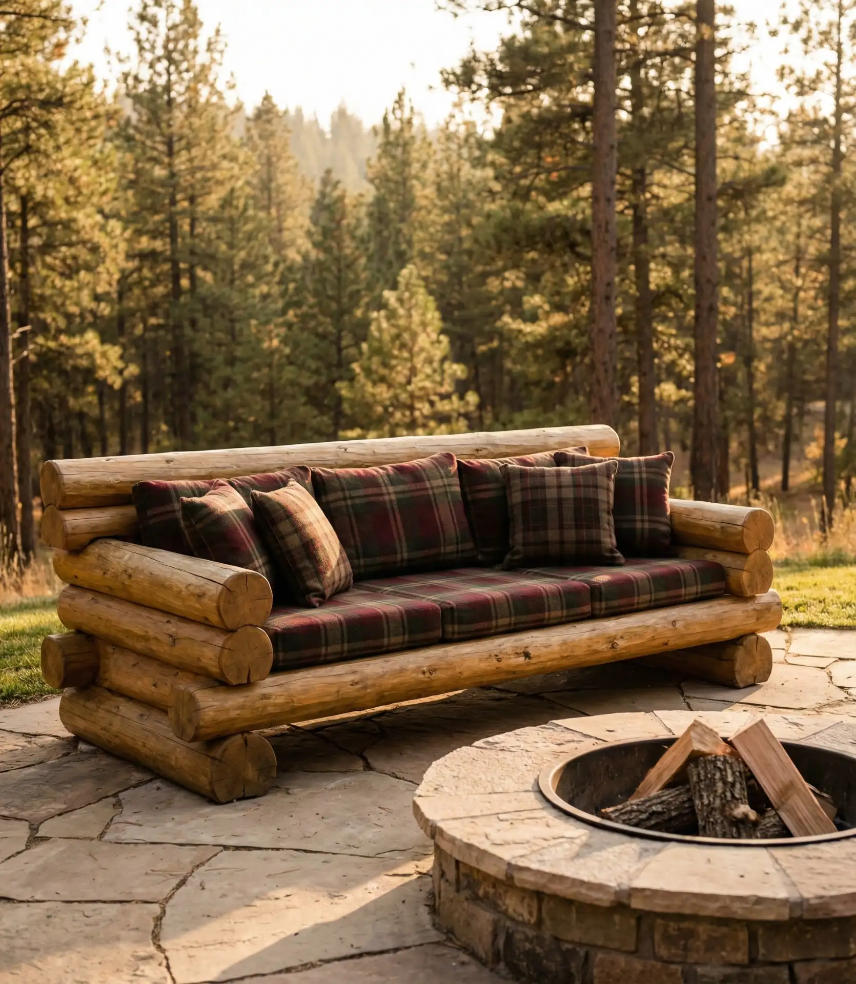 Rustic Log Cabin Style 1