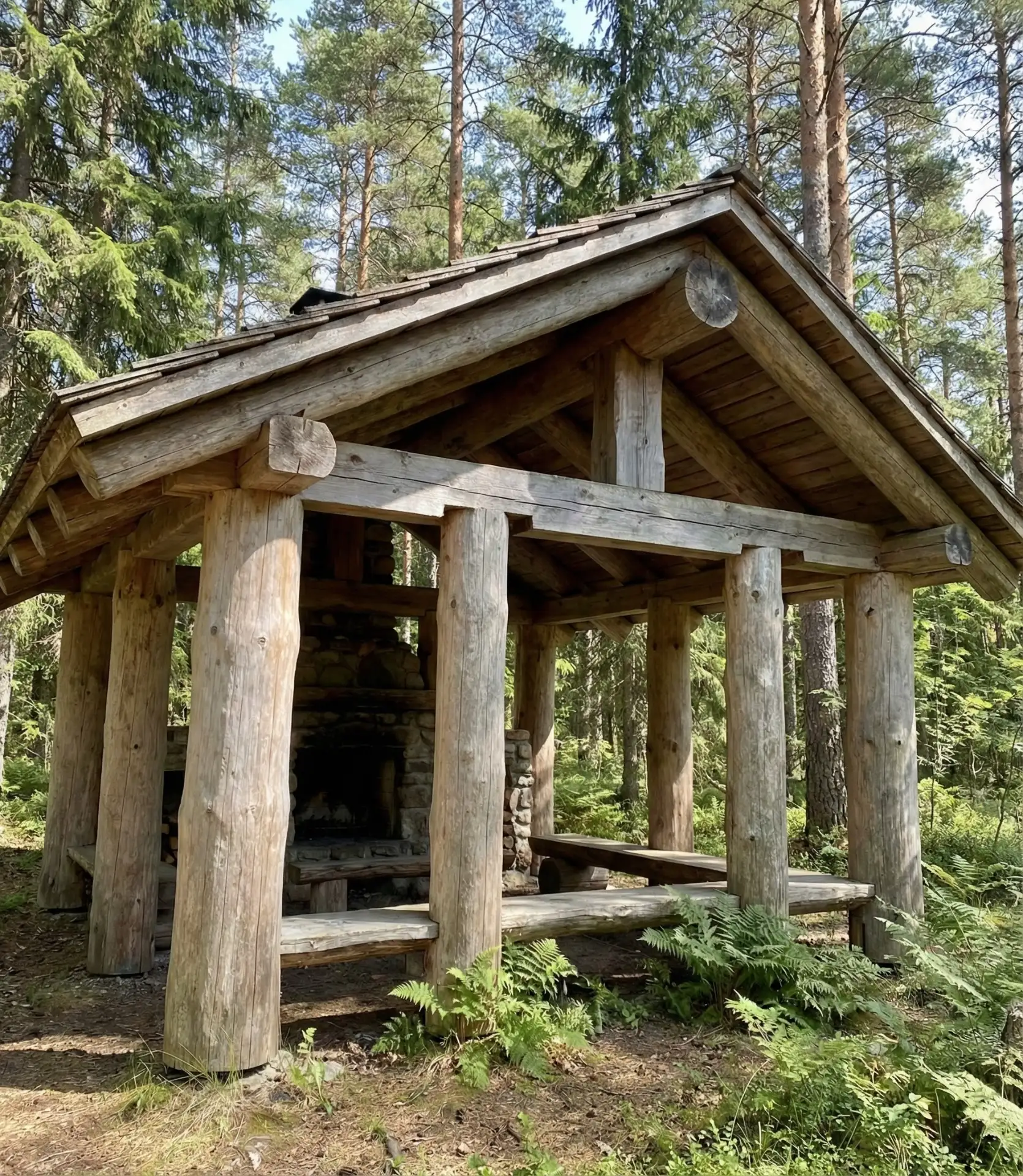 Rustic Log Construction 1