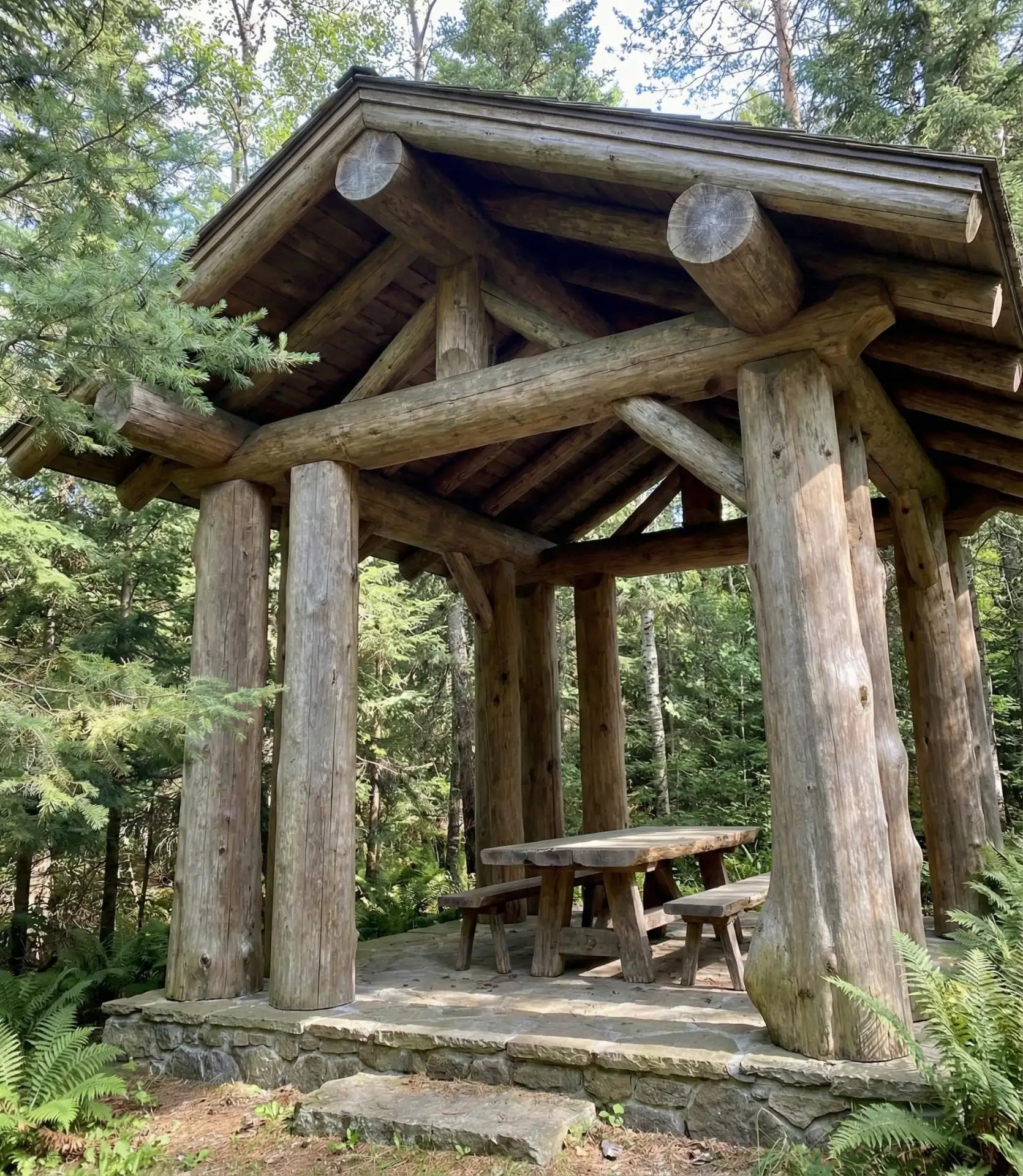 Rustic Log Construction 2