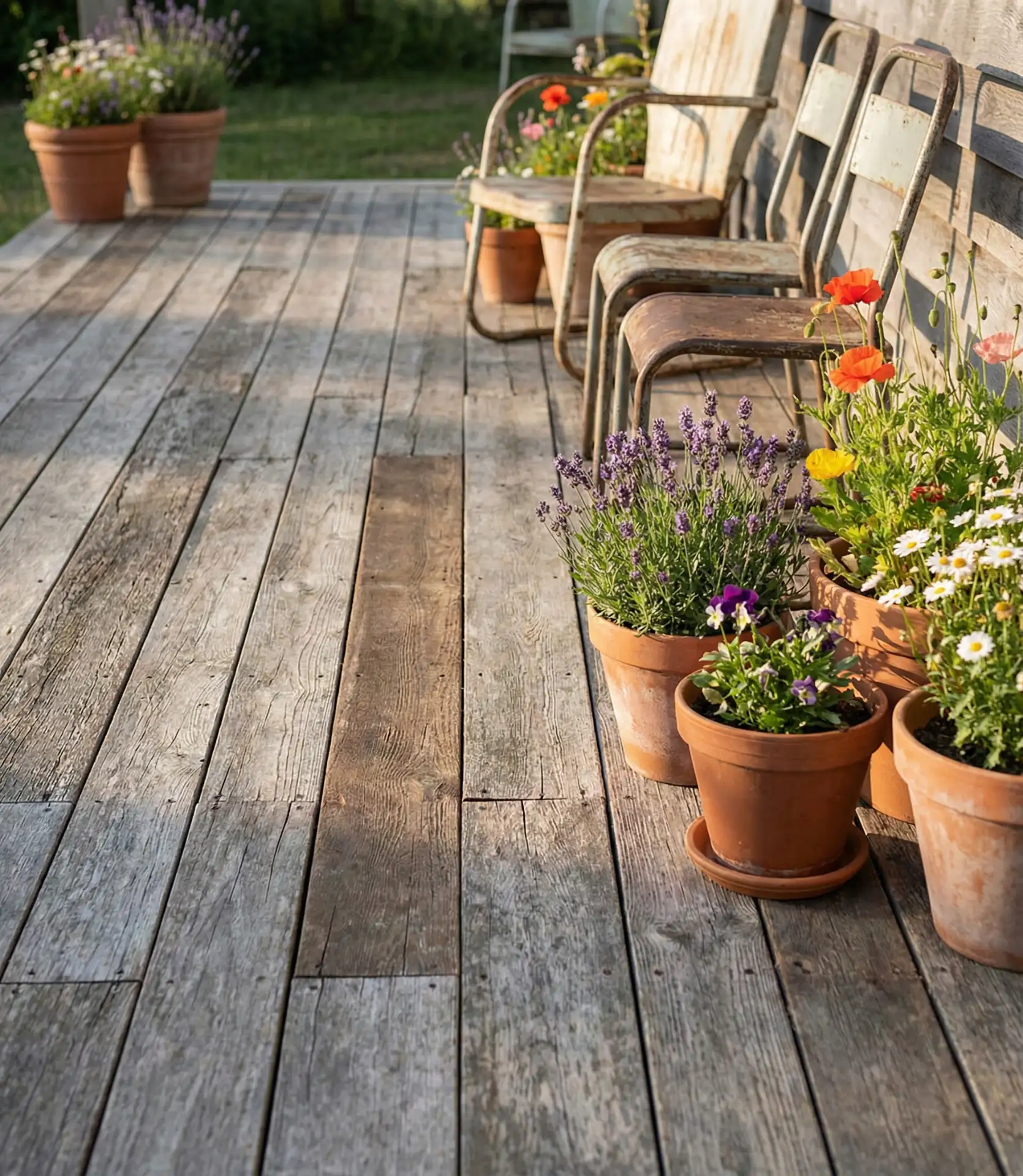 Rustic Reclaimed Wood Platform 2