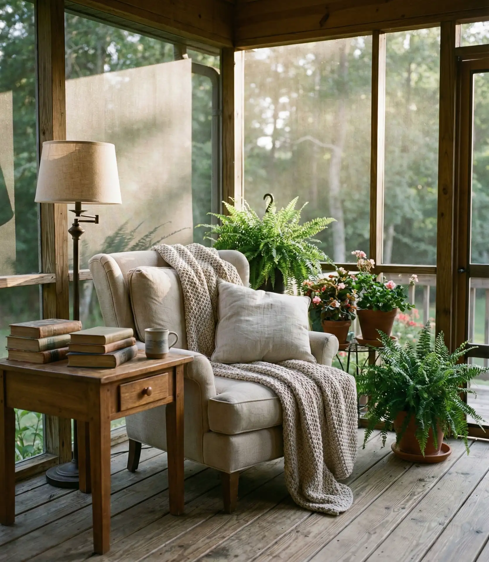 Screened Porch Reading Nooks 2