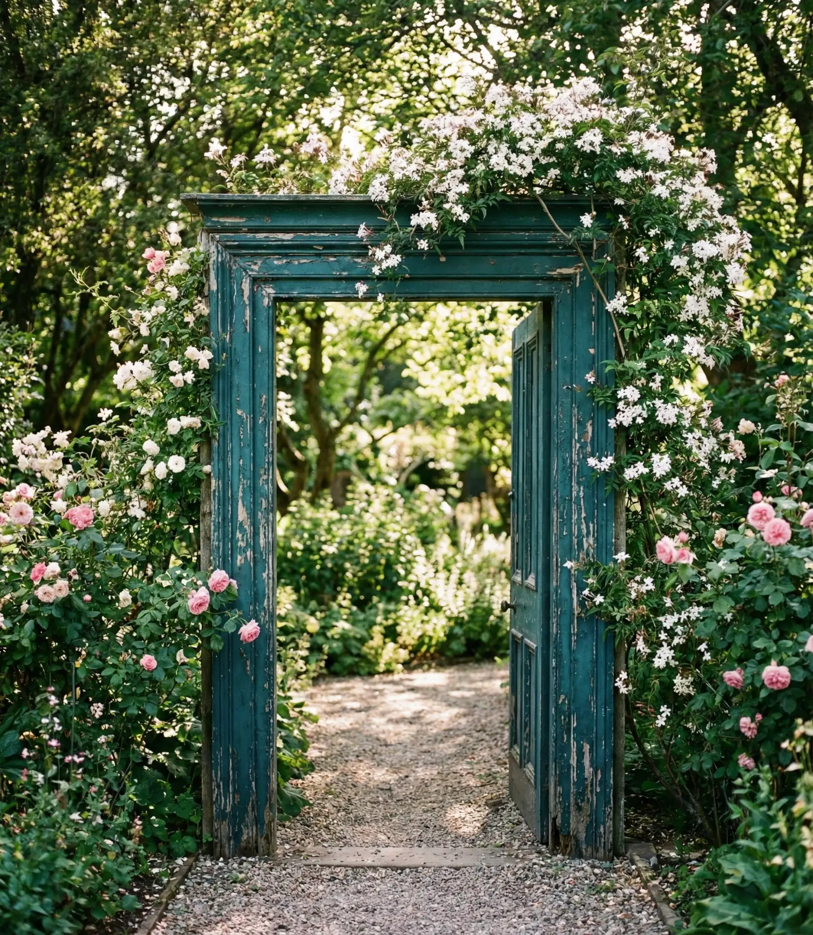 Secret Garden Door Installation 1