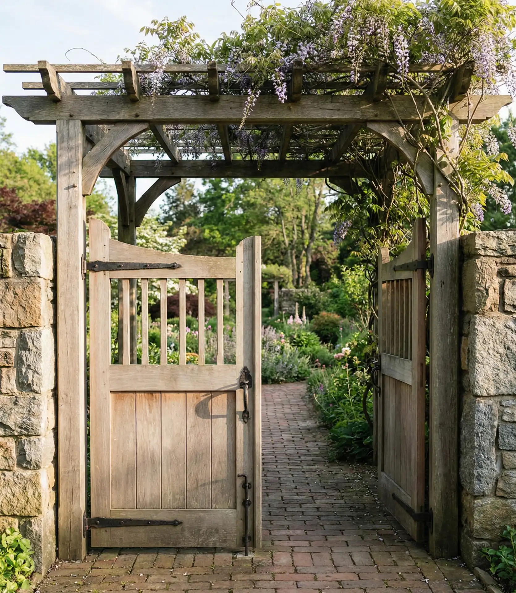 Secret Garden Gate Entranceway Architecture 1