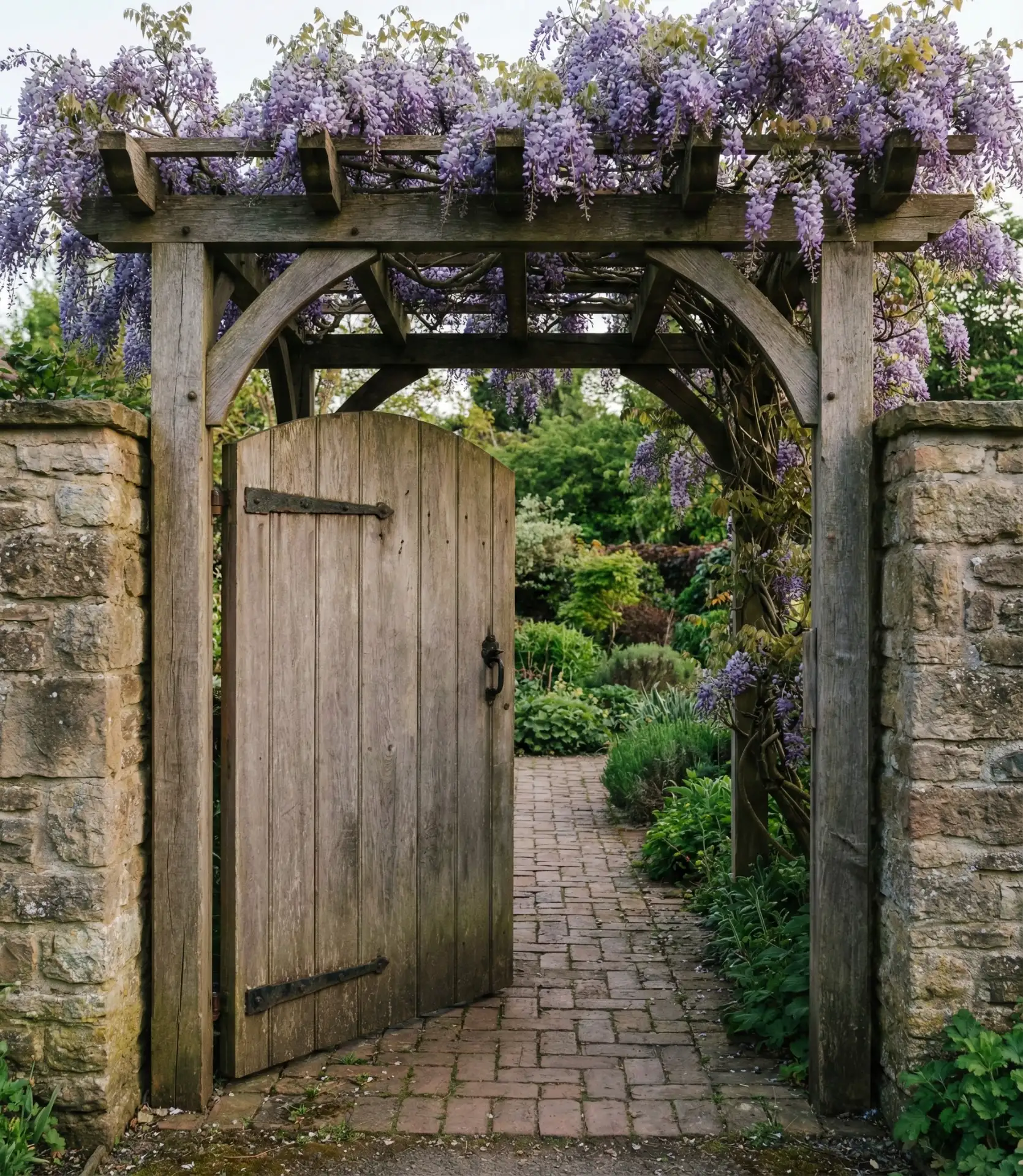 Secret Garden Gate Entranceway Architecture 2