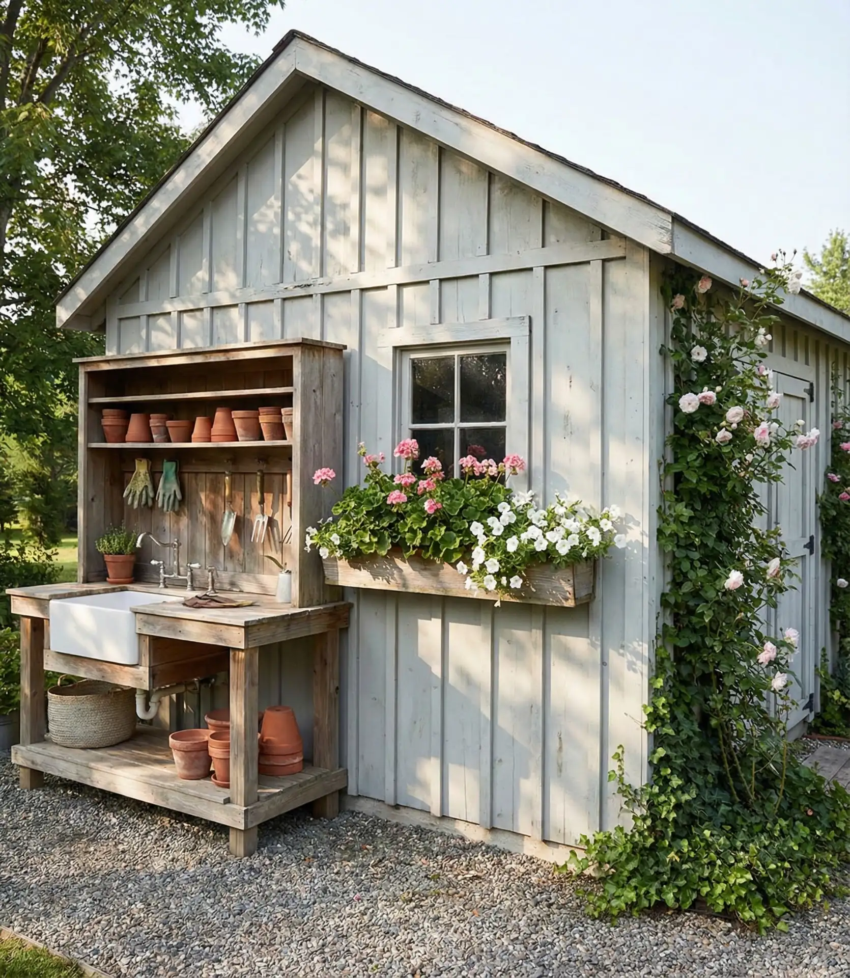 Separate Garden Shed and Potting Station 2