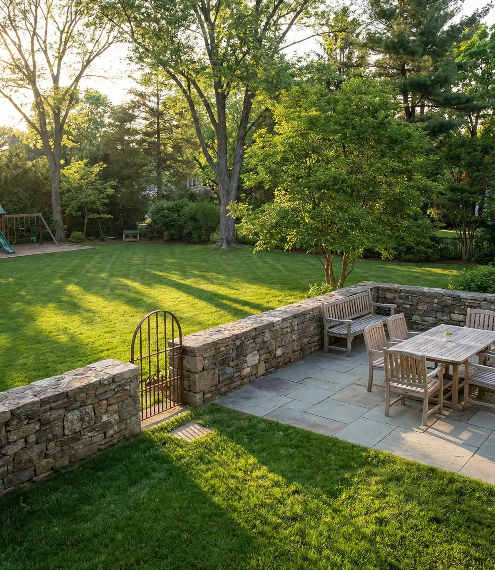 Separate Play Lawn and Entertaining Patio 2