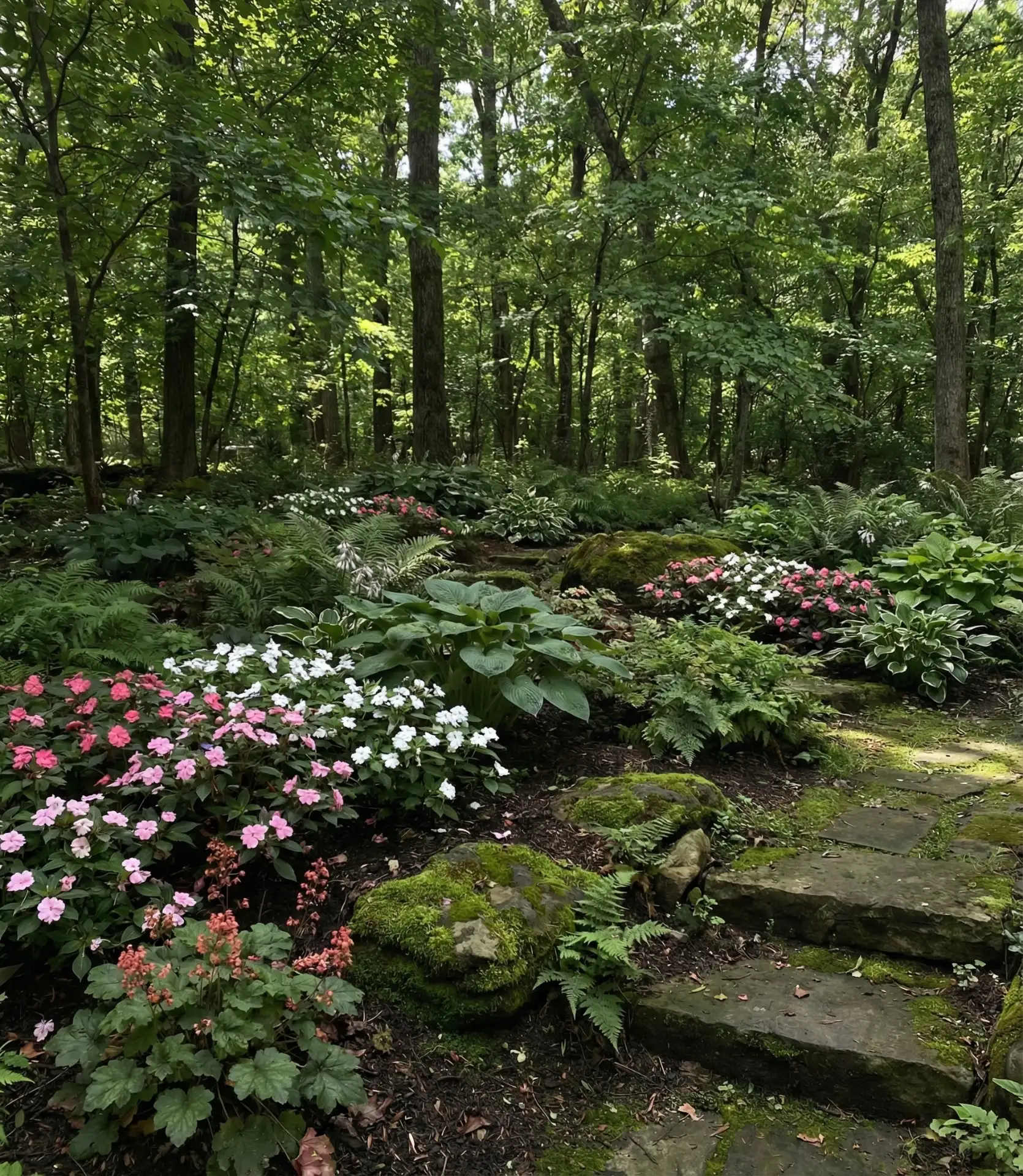 Shade Garden Butterfly Retreat 1
