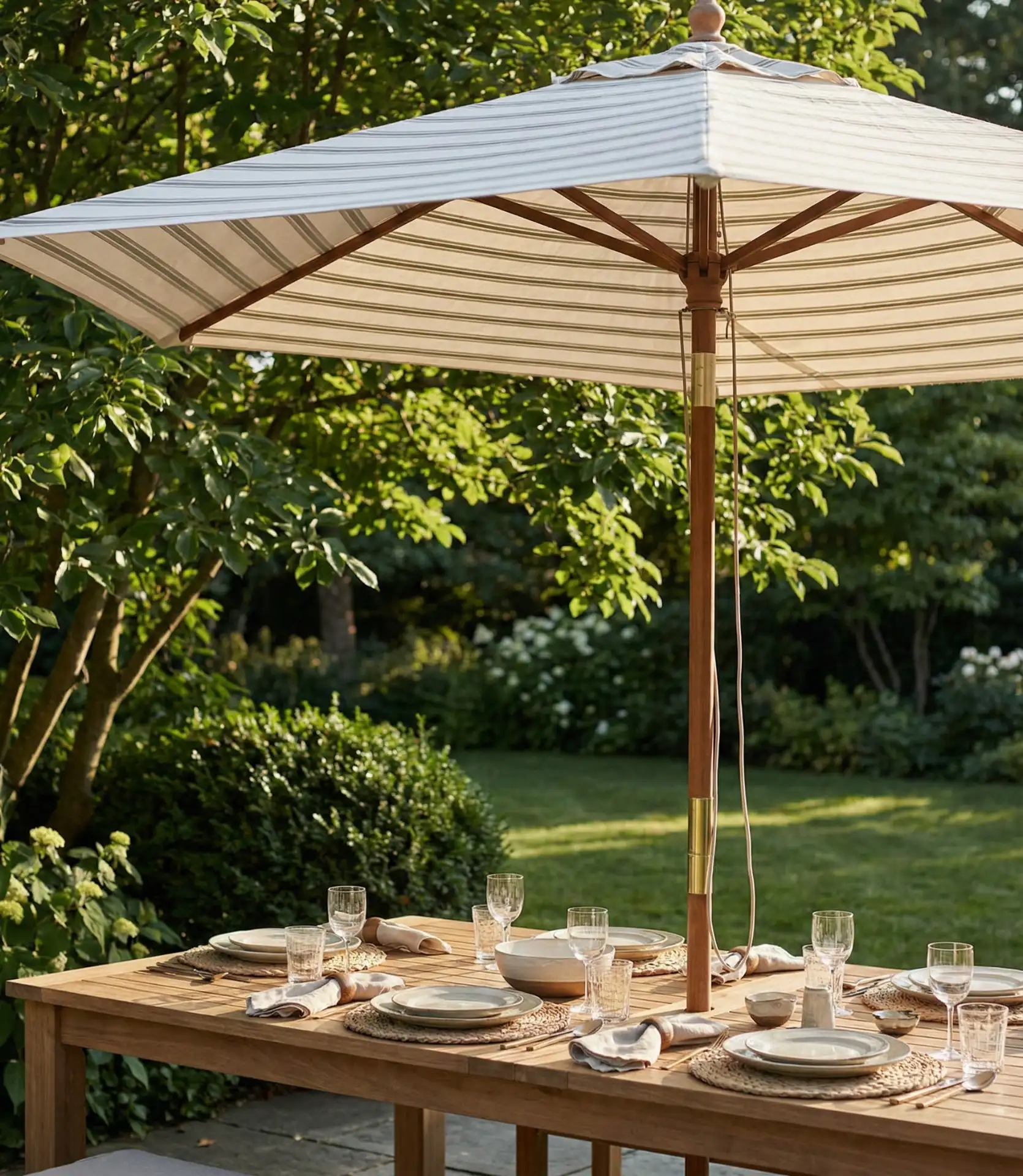 Shaded Elegance Under Market Umbrellas 2